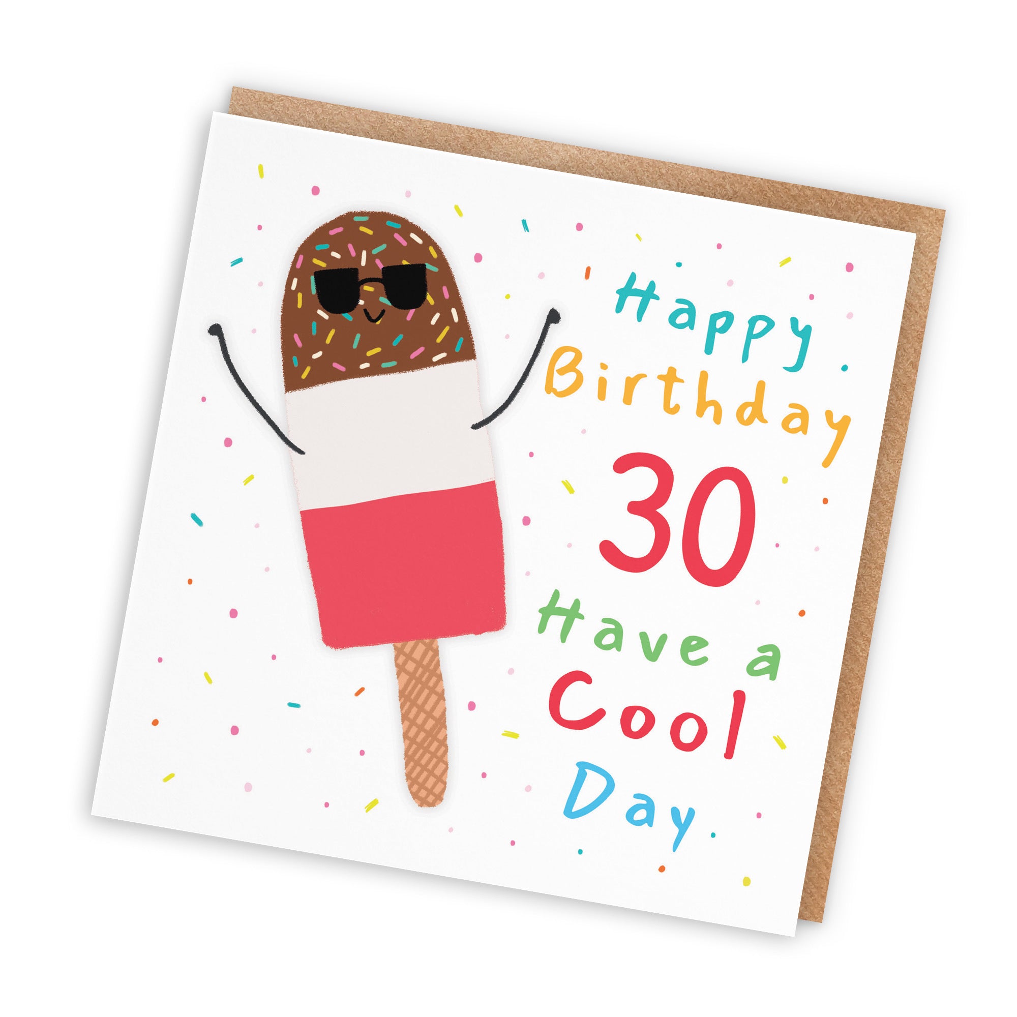 30th Birthday Card Ice Lolly Moments - Default Title (BS00376)