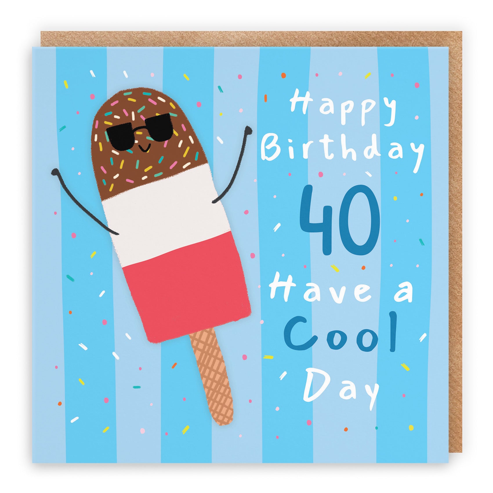 Men's 40th Birthday Card Ice Lolly Moments - Default Title (BS00380)