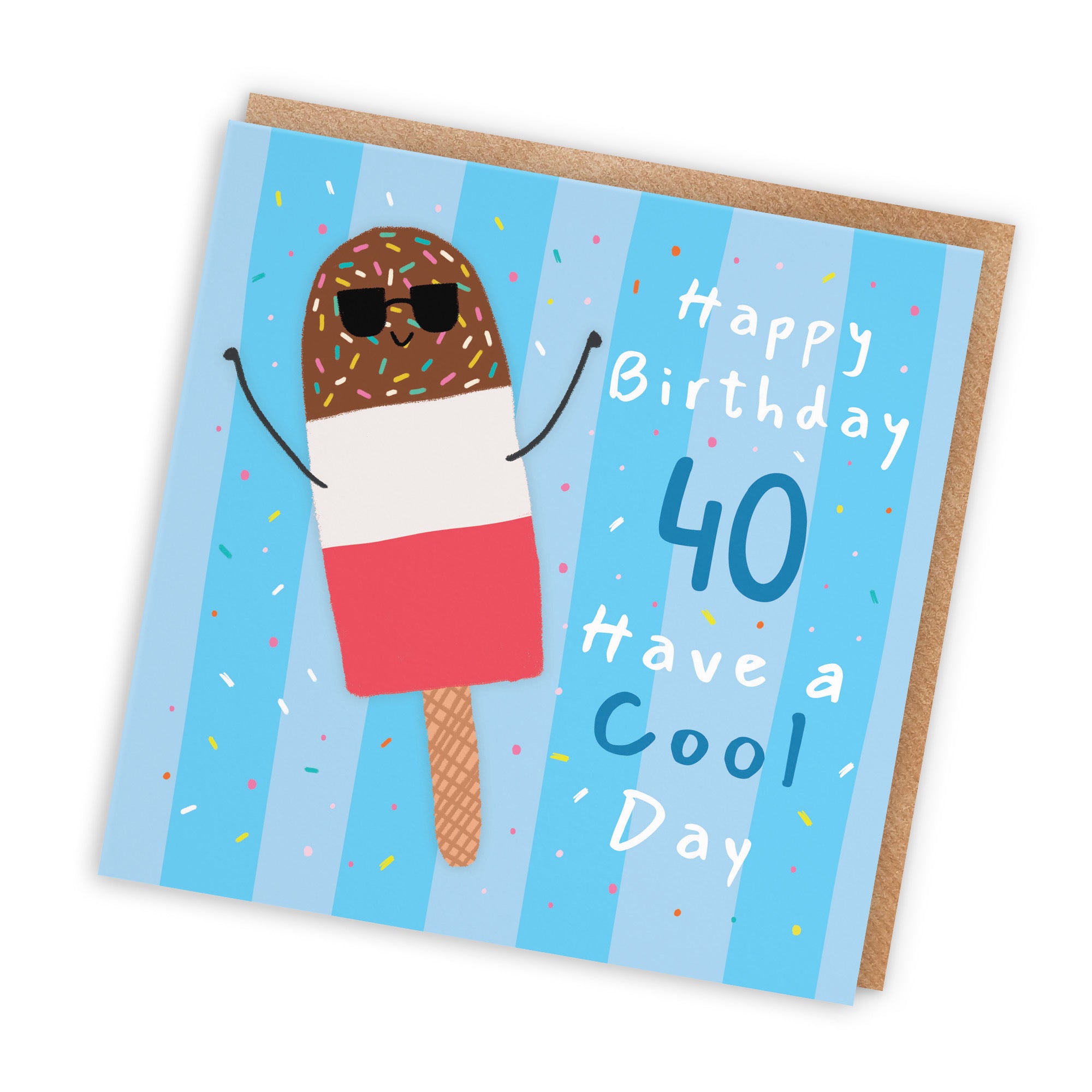 Men's 40th Birthday Card Ice Lolly Moments - Default Title (BS00380)