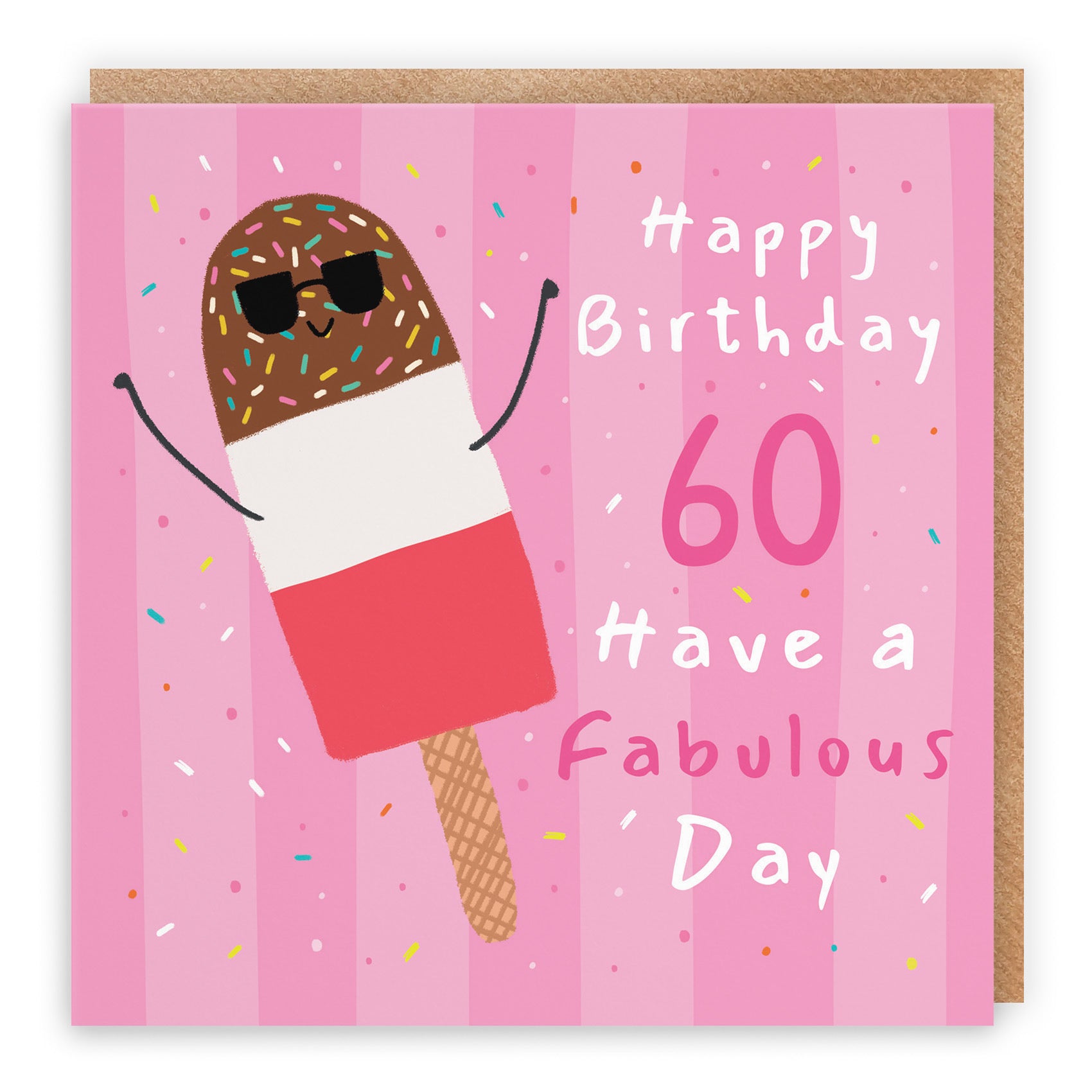 Women's 60th Birthday Card Ice Lolly Moments - Default Title (BS00387)
