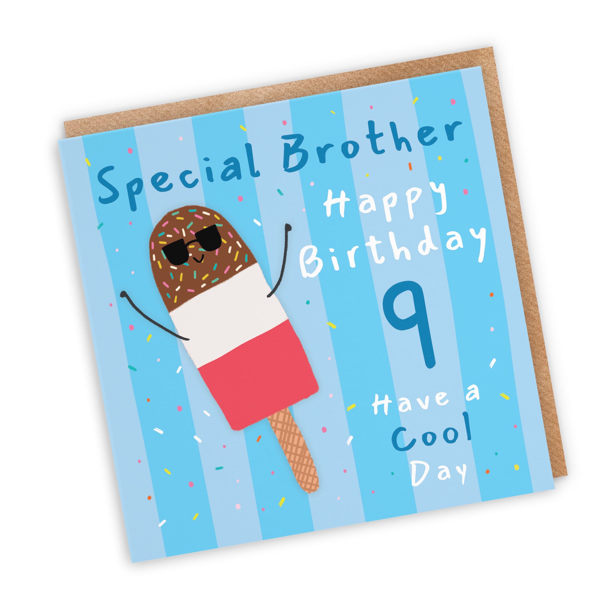 9th Brother Birthday Card Ice Lolly Moments - Default Title (BS00397)