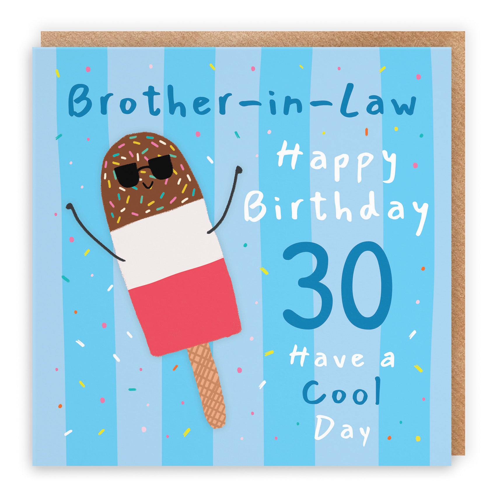 30th Brother-in-Law Birthday Card Ice Lolly Moments - Default Title (BS00402)