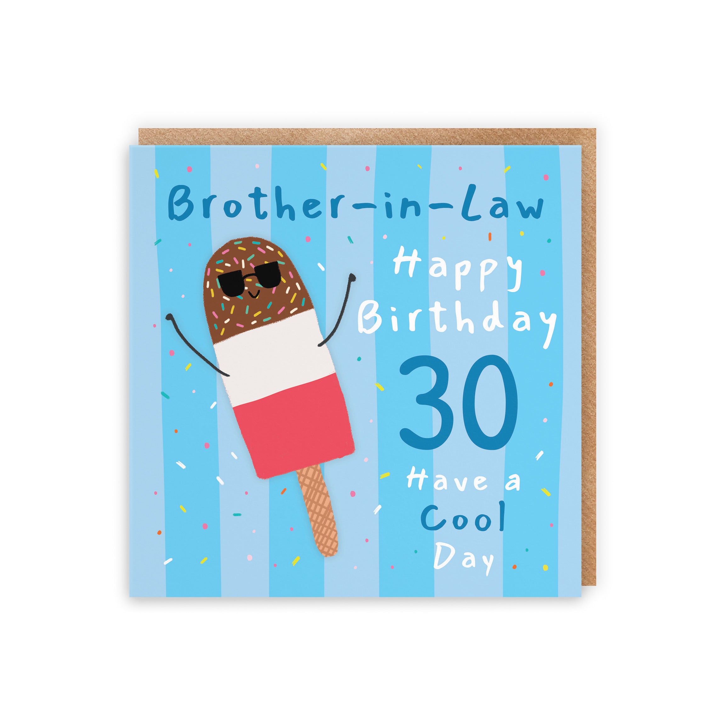 30th Brother-in-Law Birthday Card Ice Lolly Moments - Default Title (BS00402)