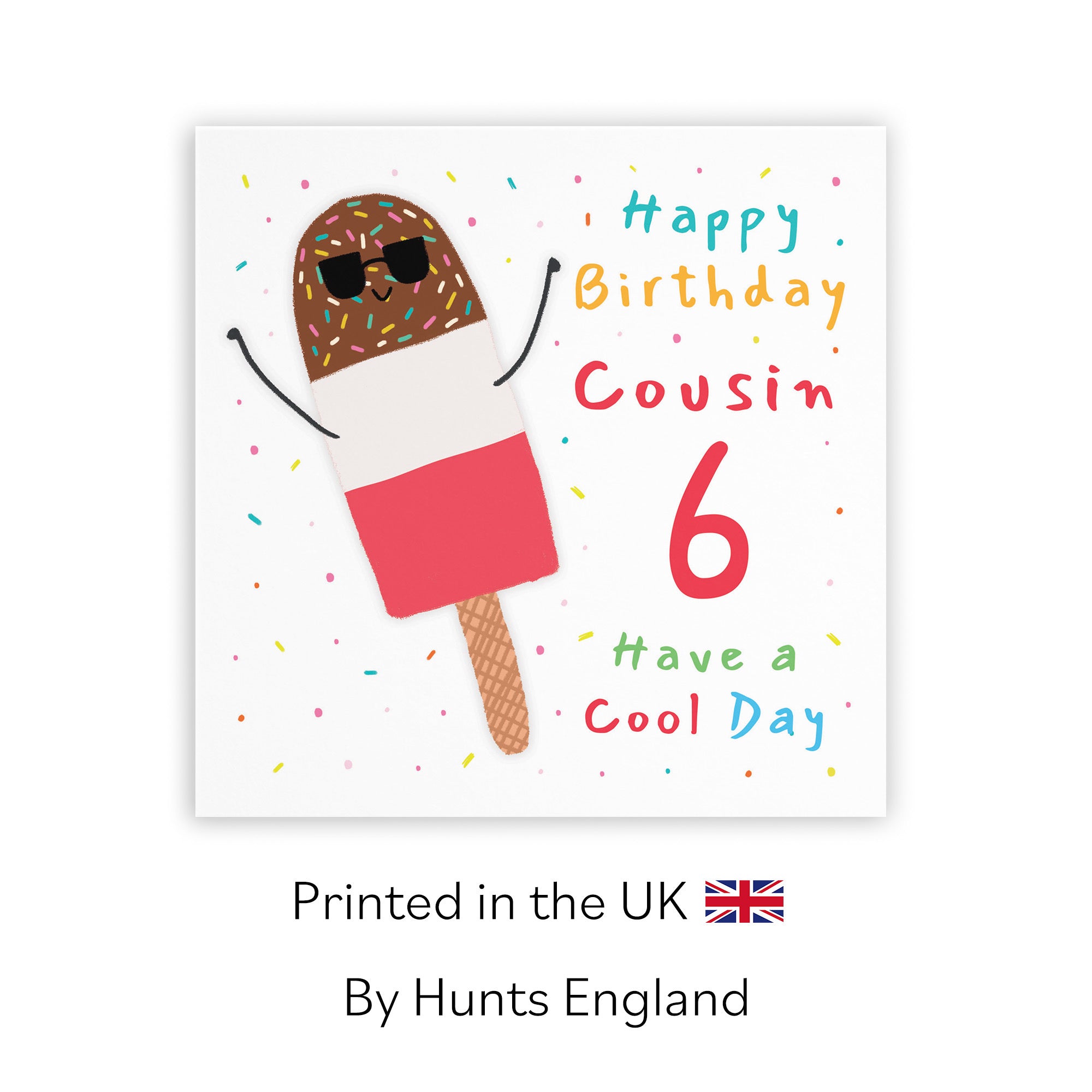 6th Cousin Birthday Card Ice Lolly Moments - Default Title (BS00404)