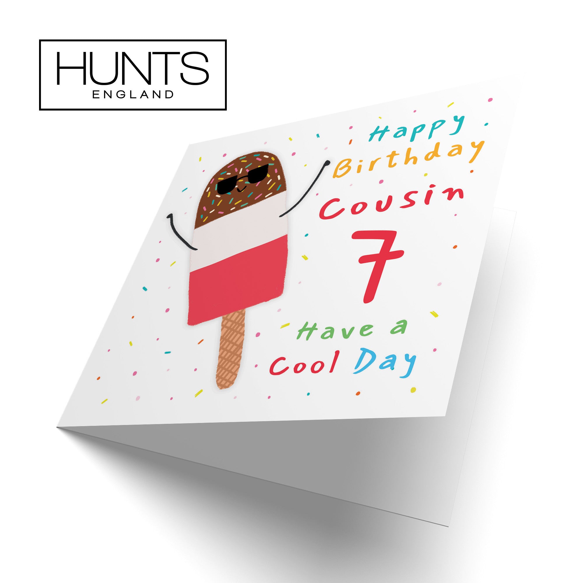 7th Cousin Birthday Card Ice Lolly Moments - Default Title (BS00405)
