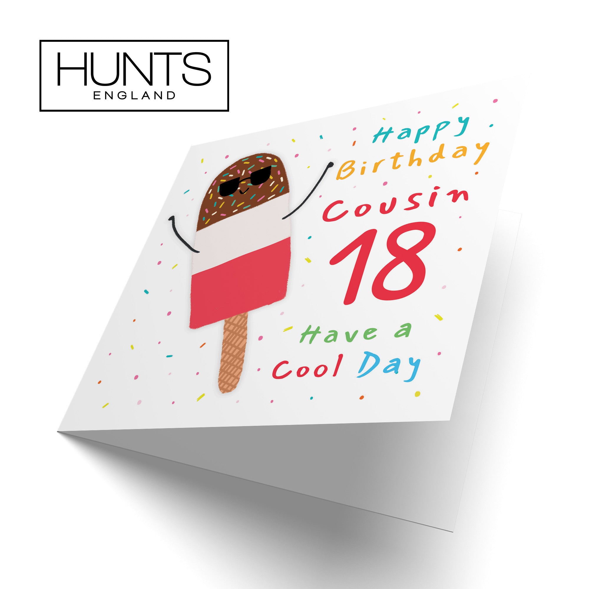 18th Cousin Birthday Card Ice Lolly Moments - Default Title (BS00409)