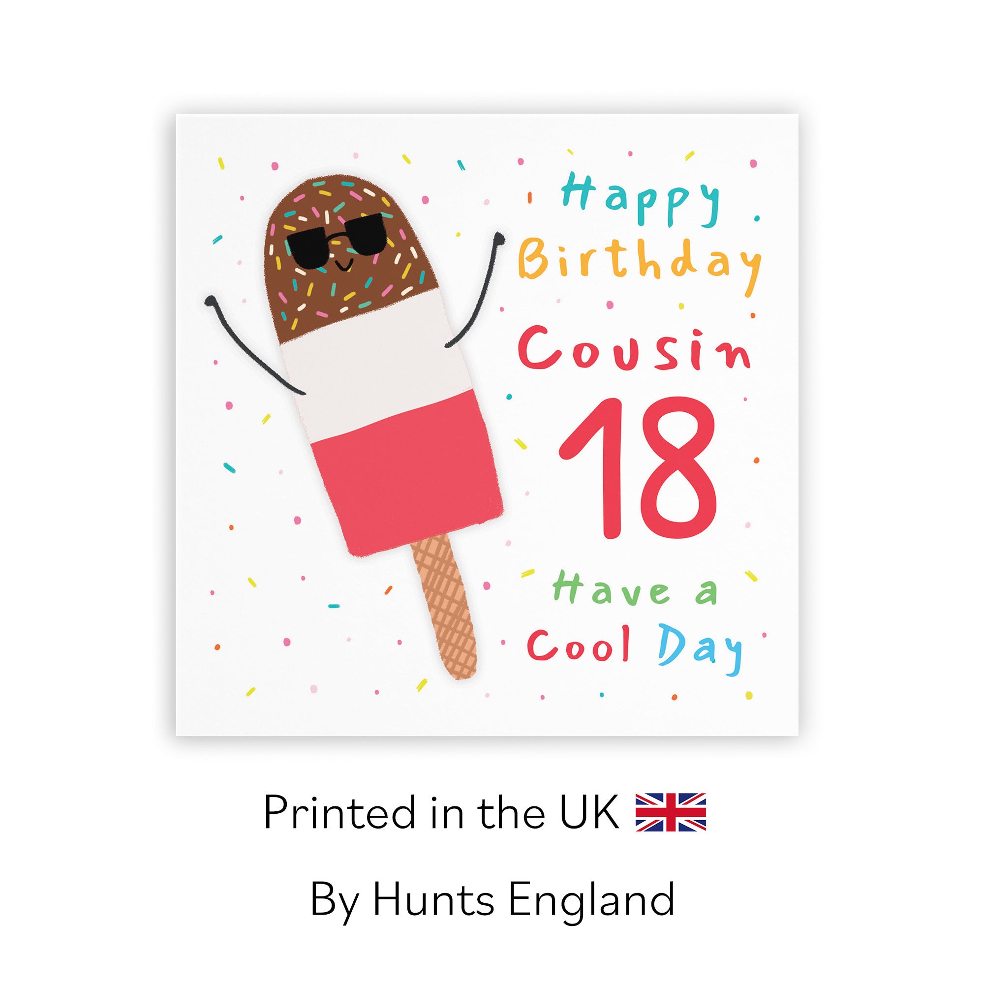18th Cousin Birthday Card Ice Lolly Moments - Default Title (BS00409)
