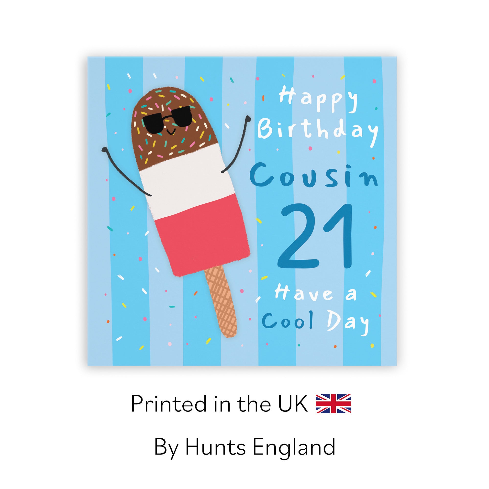 Male 21st Cousin Birthday Card Ice Lolly Moments - Default Title (BS00413)
