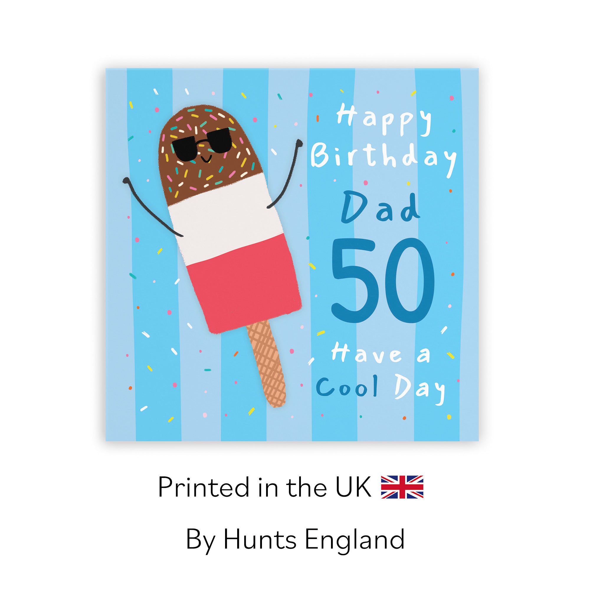50th Dad Birthday Card Ice Lolly Moments - Default Title (BS00419)
