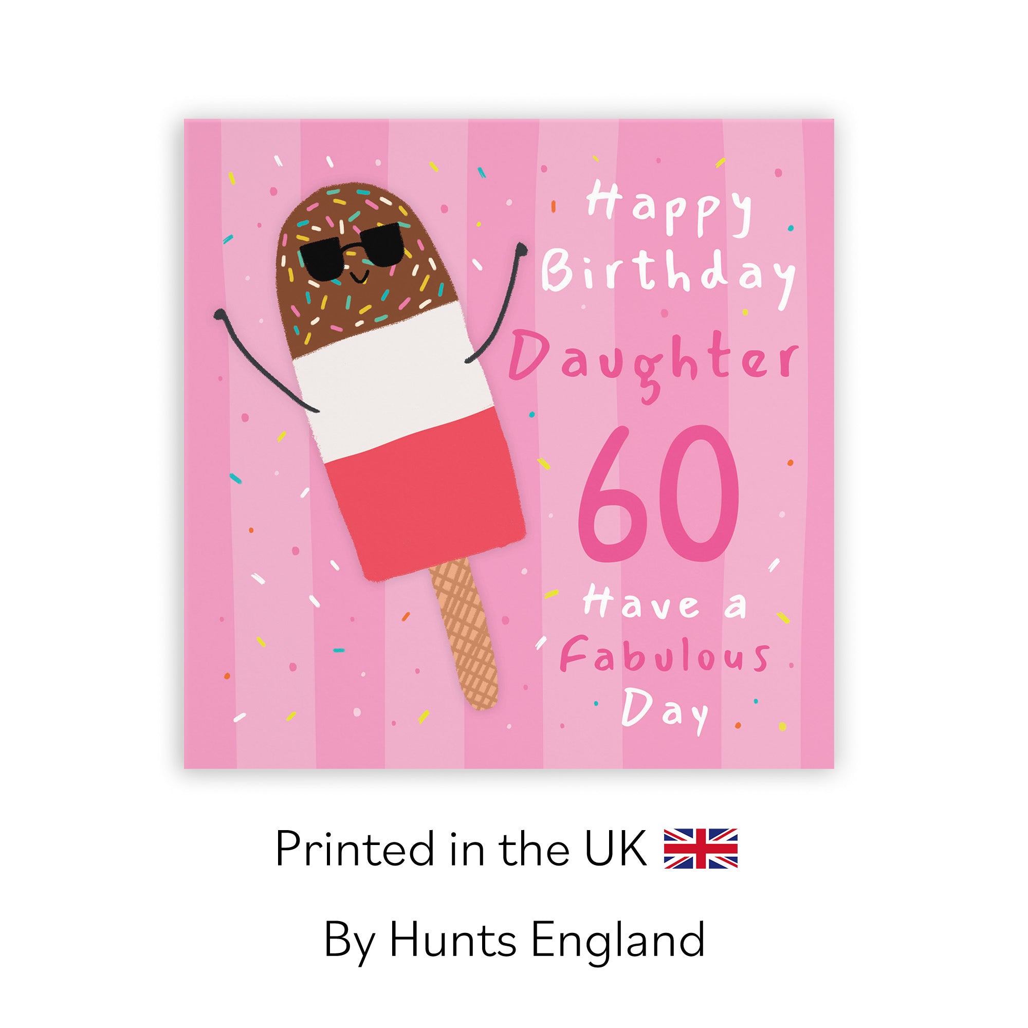 60th Daughter Birthday Card Ice Lolly Moments - Default Title (BS00440)