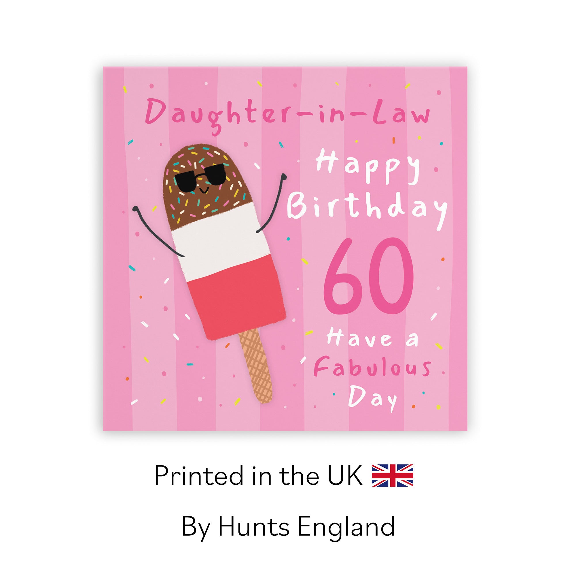 60th Daughter-in-Law Birthday Card Ice Lolly Moments - Default Title (BS00444)
