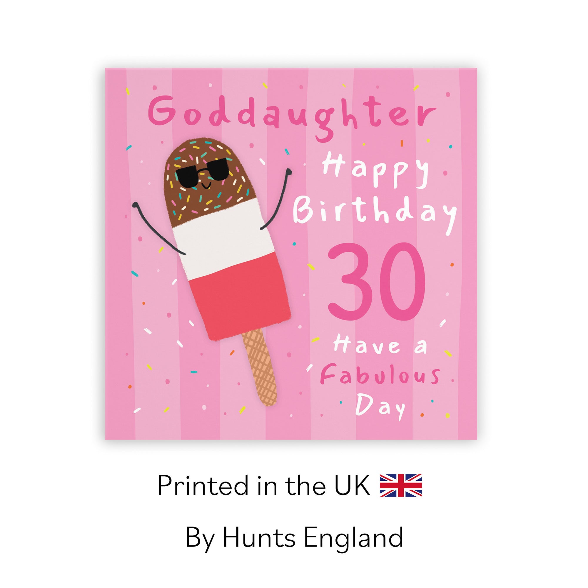 30th Goddaughter Birthday Card Ice Lolly Moments - Default Title (BS00450)