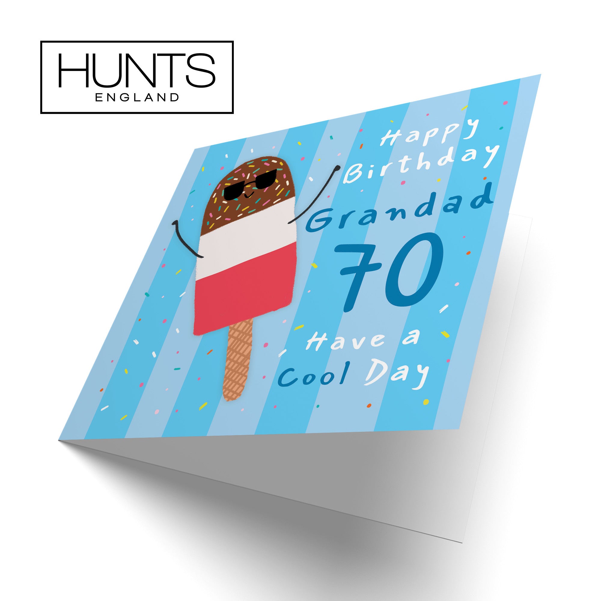 70th Grandad Birthday Card Ice Lolly Moments - Default Title (BS00465)