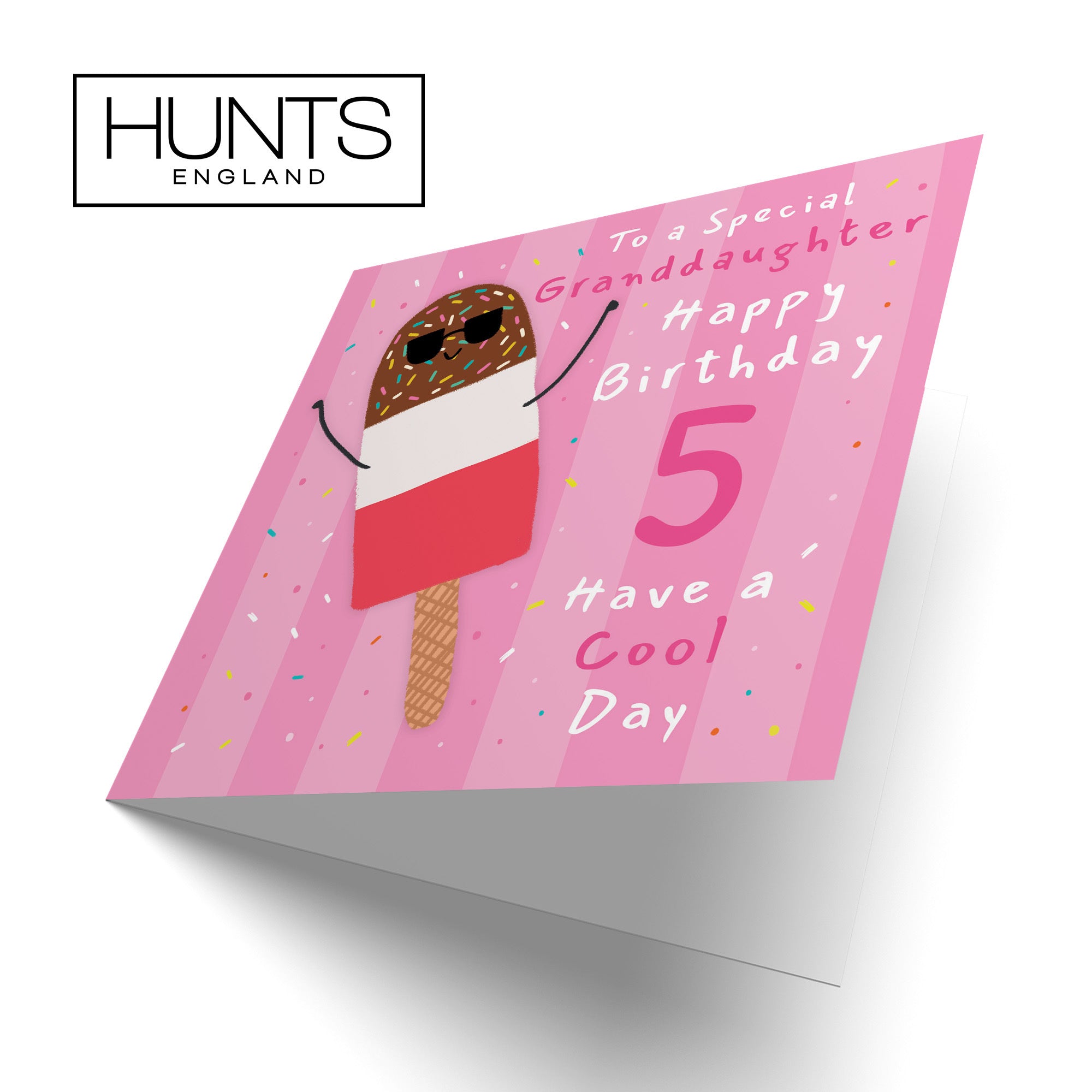 5th Granddaughter Birthday Card Ice Lolly Moments - Default Title (BS00466)