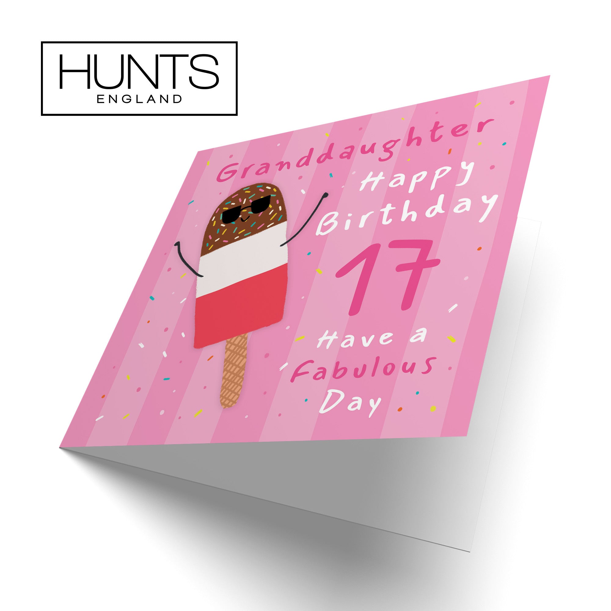 17th Granddaughter Birthday Card Ice Lolly Moments - Default Title (BS00473)