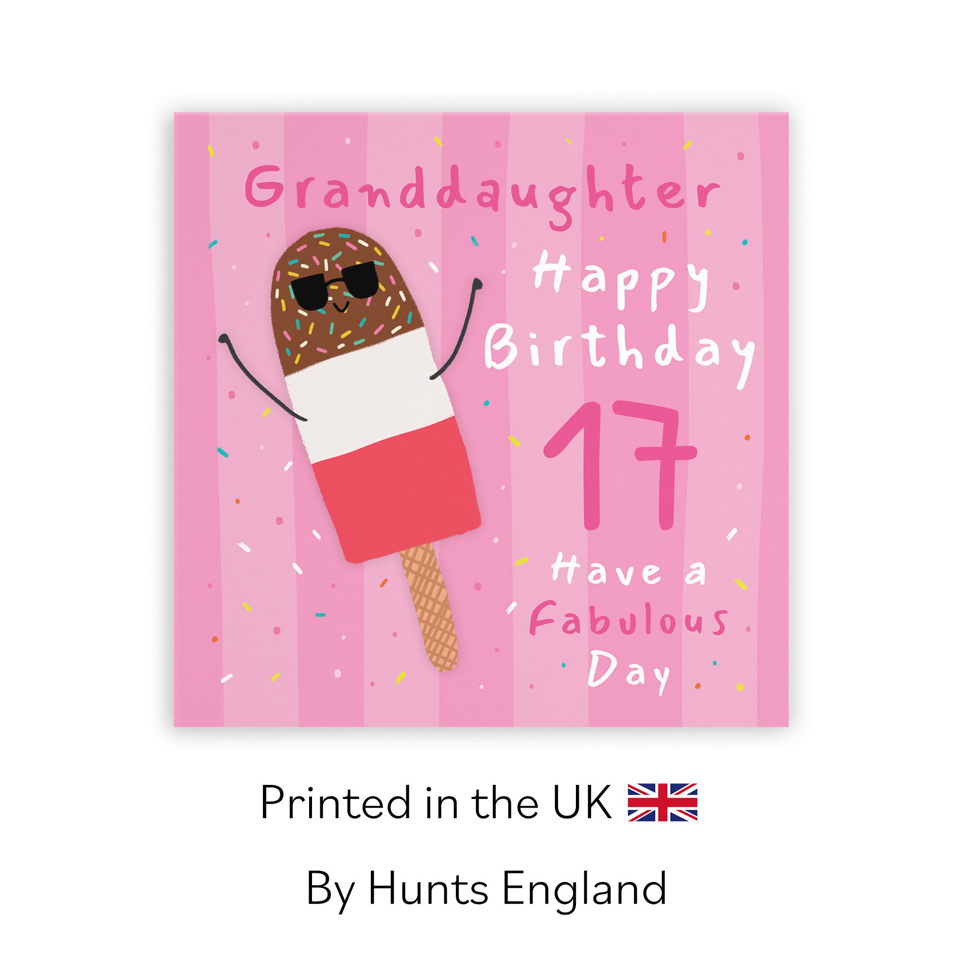 17th Granddaughter Birthday Card Ice Lolly Moments - Default Title (BS00473)