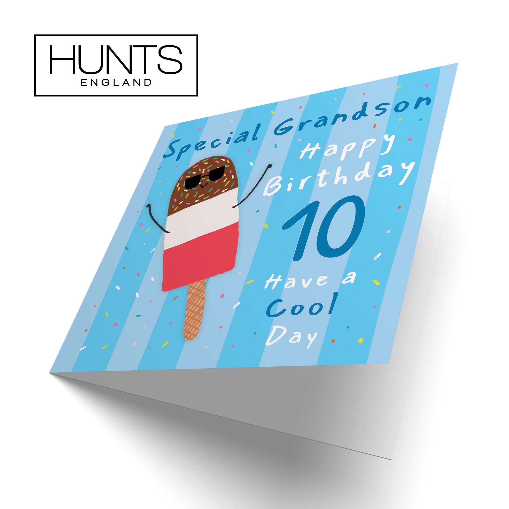 10th Grandson Birthday Card Ice Lolly Moments - Default Title (BS00488)