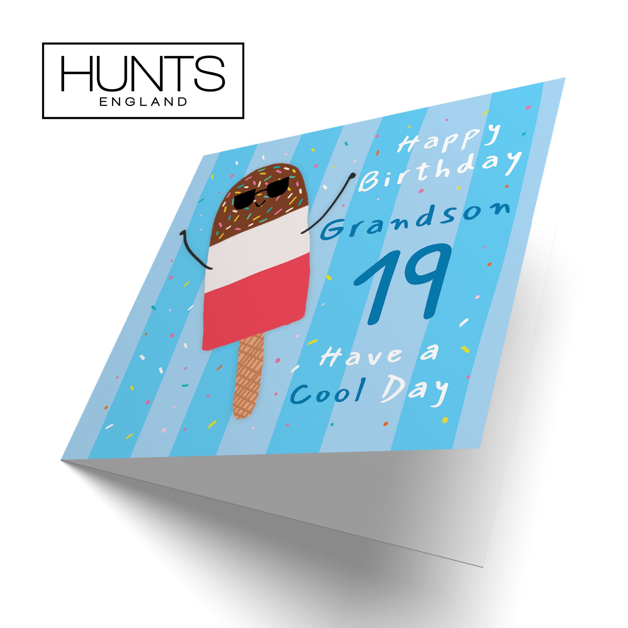 19th Grandson Birthday Card Ice Lolly Moments - Default Title (BS00490)