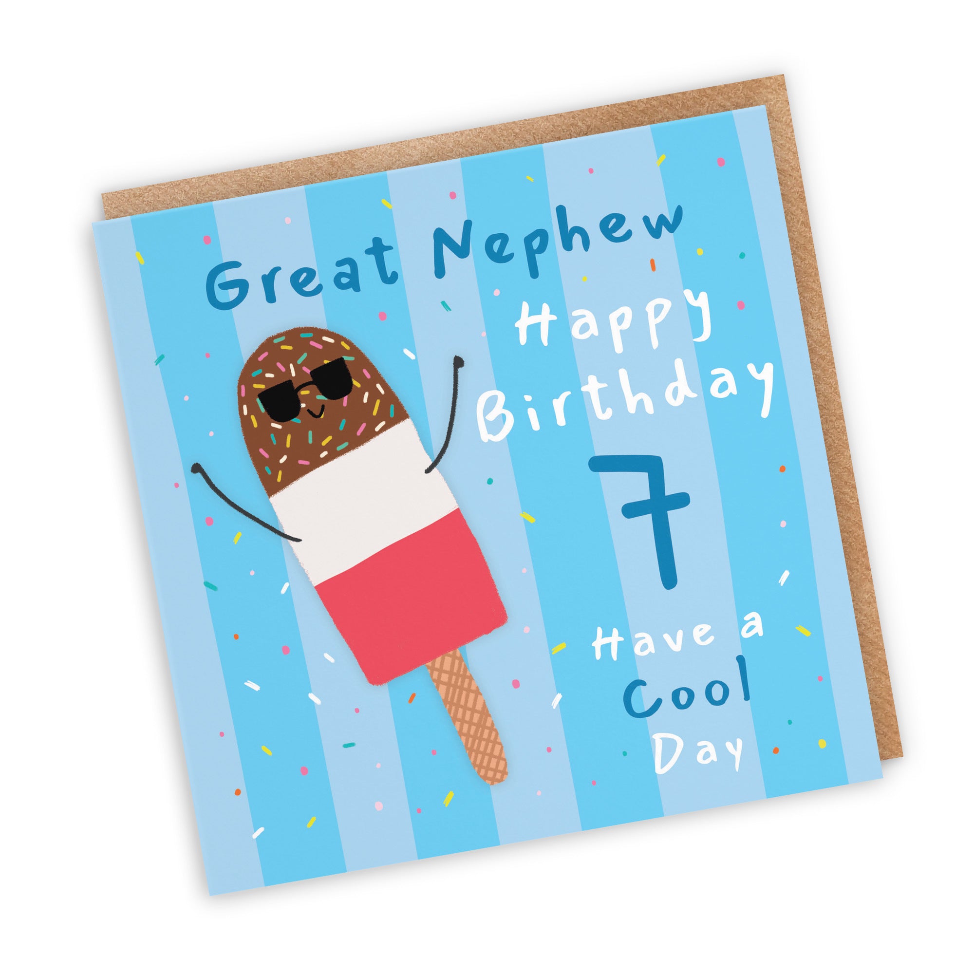 7th Great Nephew Birthday Card Ice Lolly Moments - Default Title (BS00499)