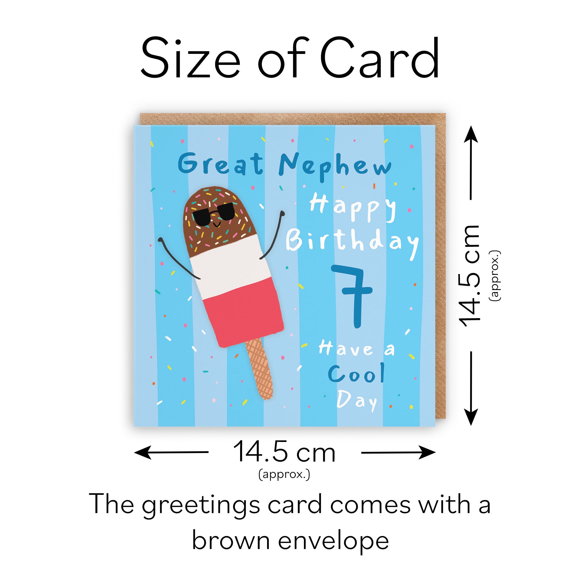 7th Great Nephew Birthday Card Ice Lolly Moments - Default Title (BS00499)