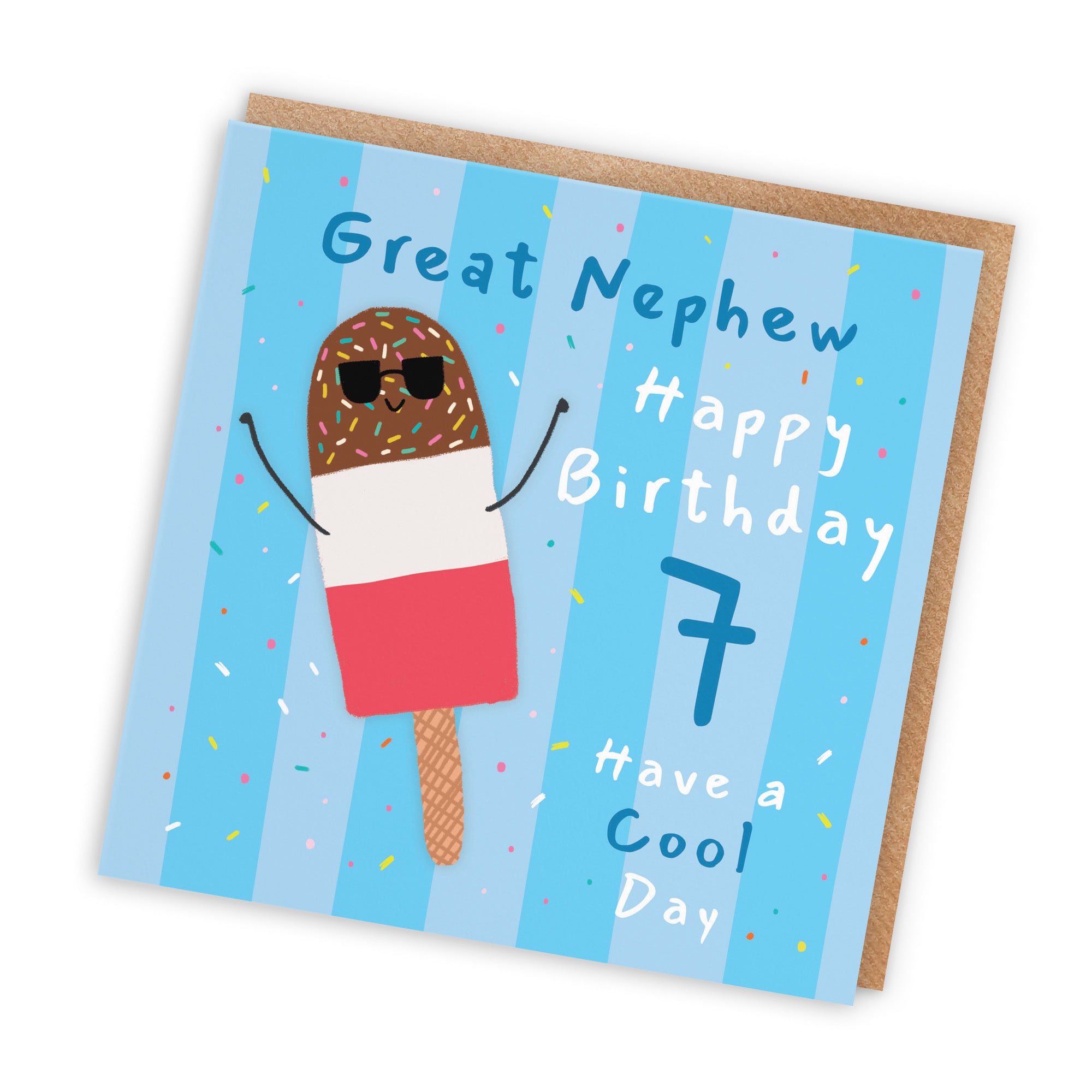 7th Great Nephew Birthday Card Ice Lolly Moments - Default Title (BS00499)