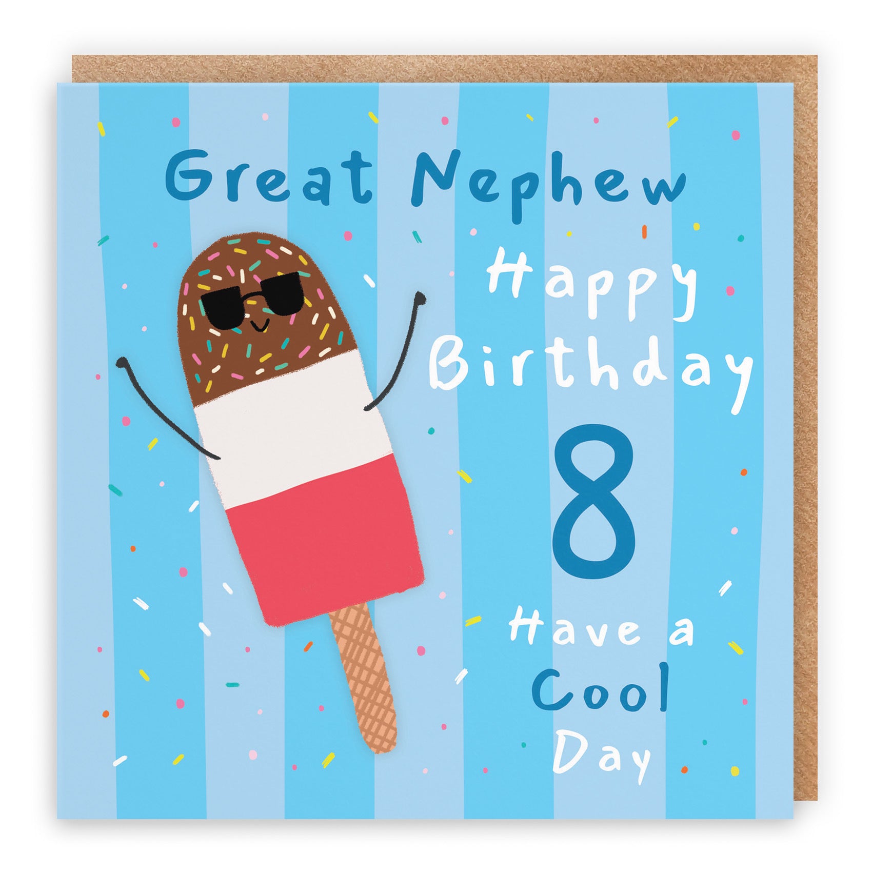 8th Great Nephew Birthday Card Ice Lolly Moments - Default Title (BS00500)