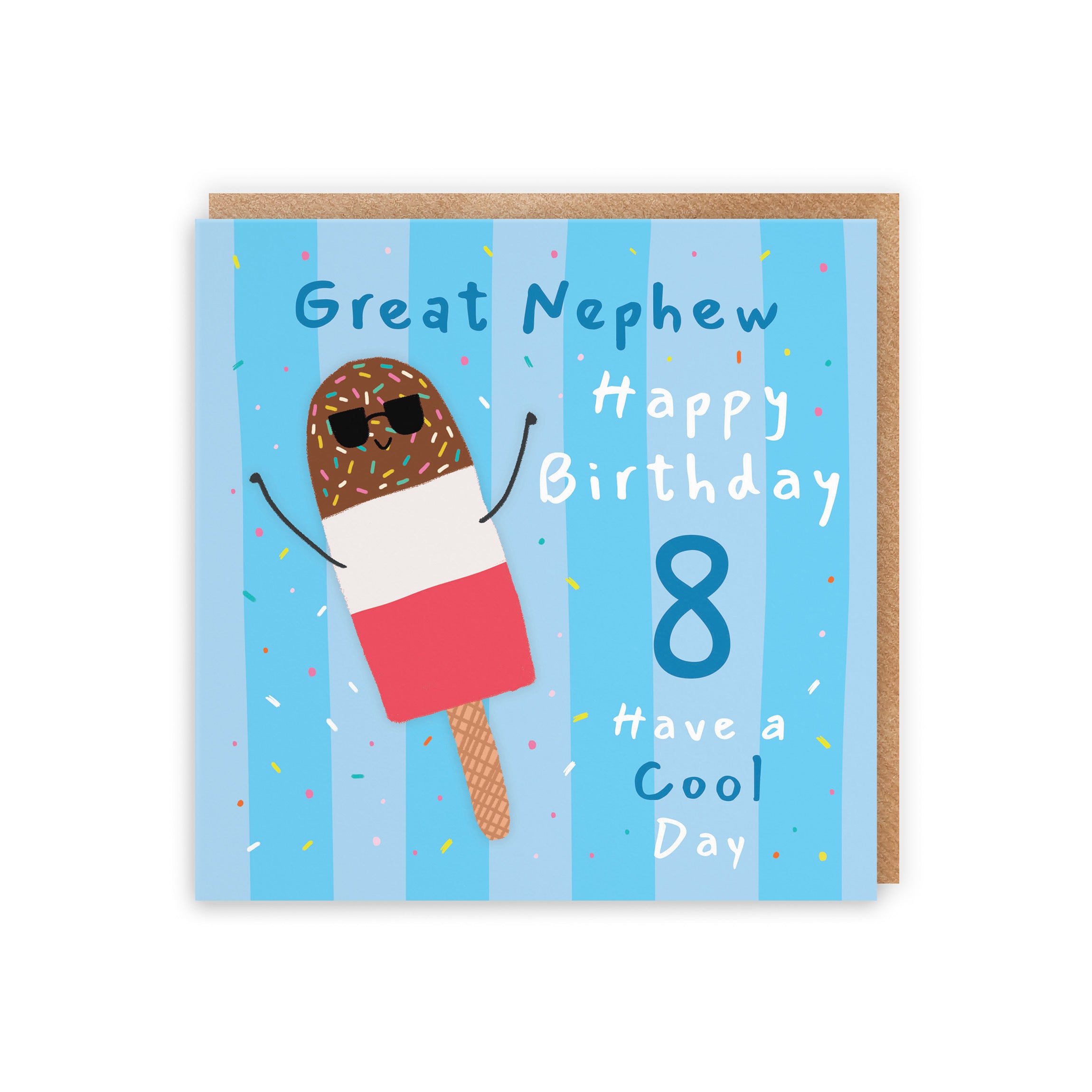 8th Great Nephew Birthday Card Ice Lolly Moments - Default Title (BS00500)