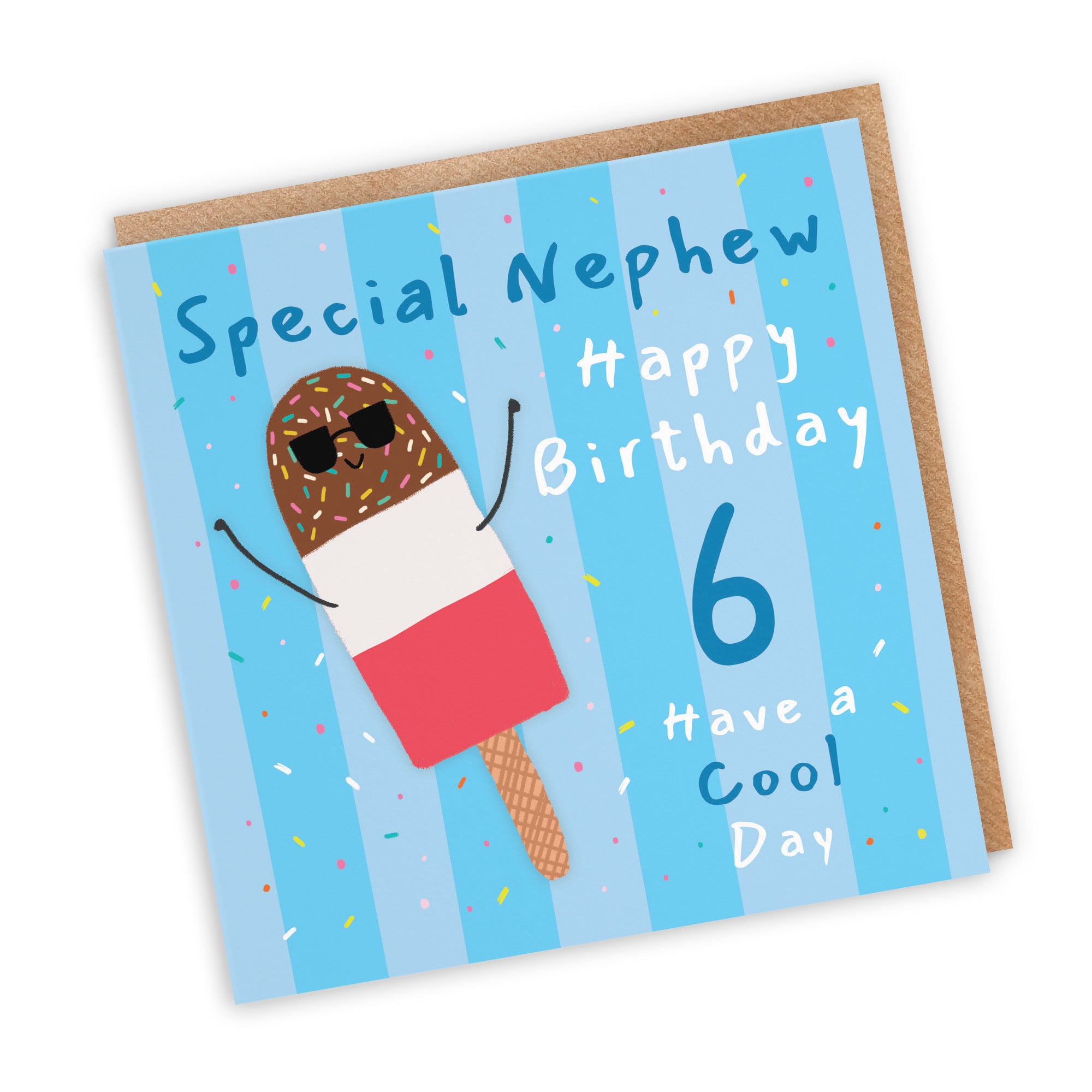 6th Nephew Birthday Card Ice Lolly Moments - Default Title (BS00518)