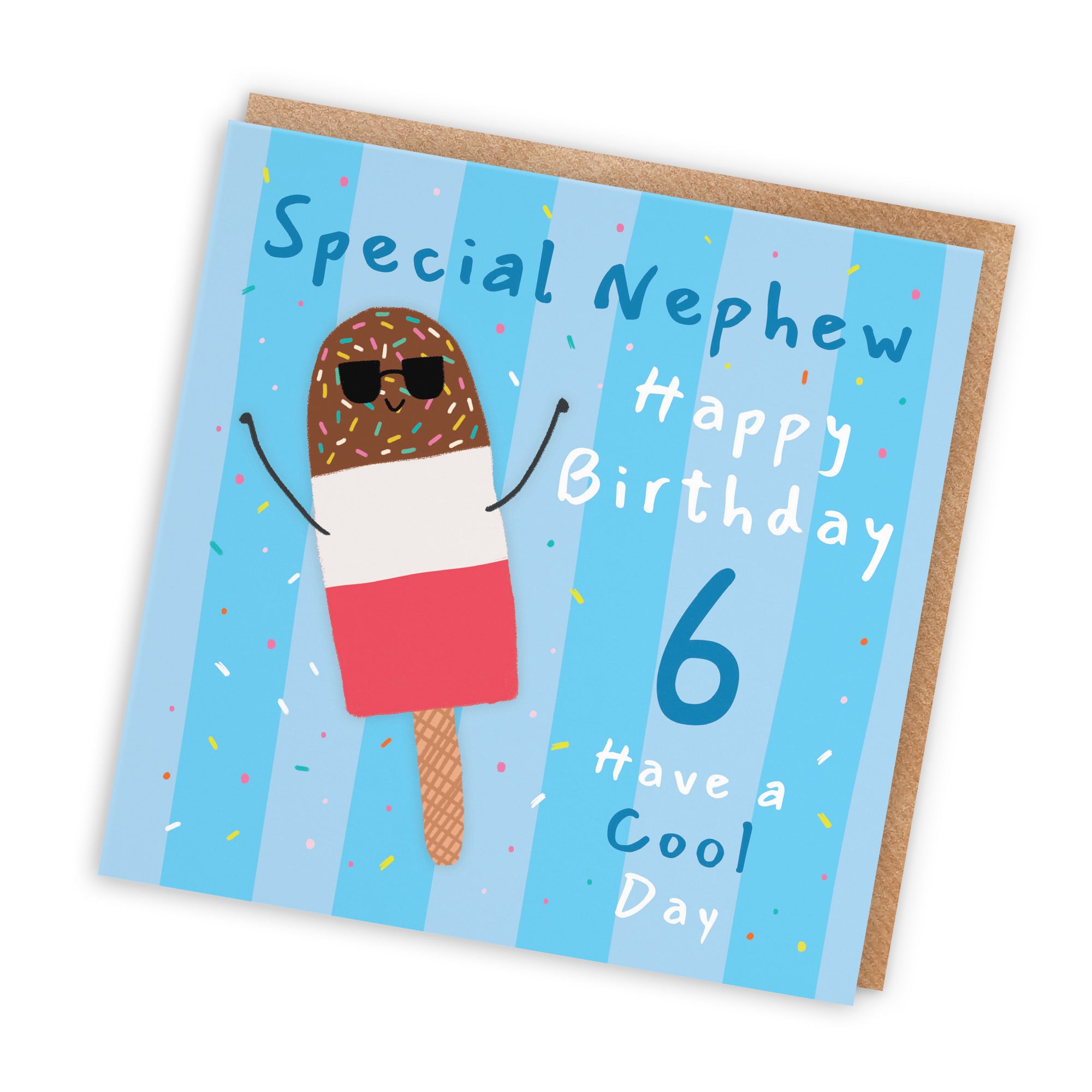 6th Nephew Birthday Card Ice Lolly Moments - Default Title (BS00518)