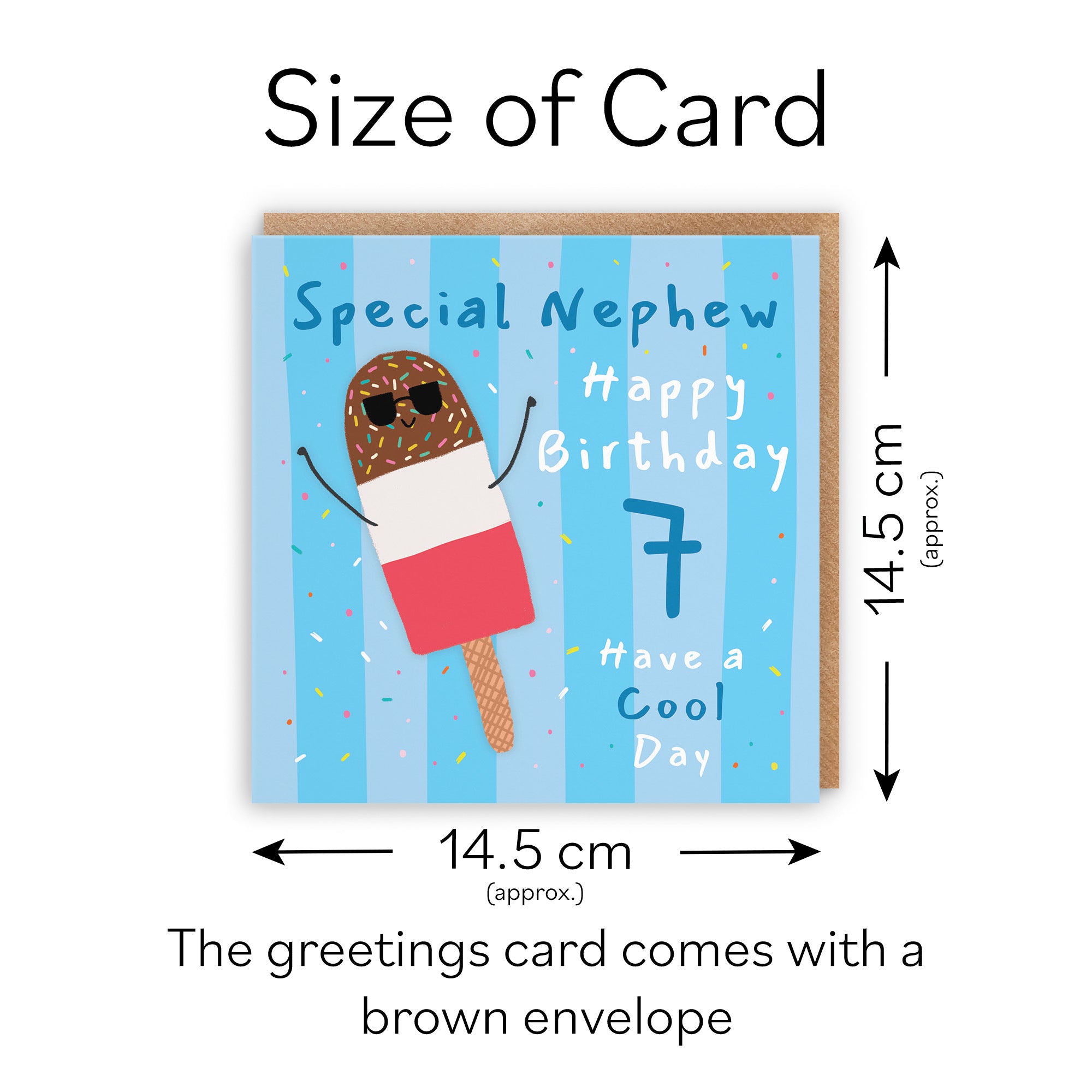 7th Nephew Birthday Card Ice Lolly Moments - Default Title (BS00519)