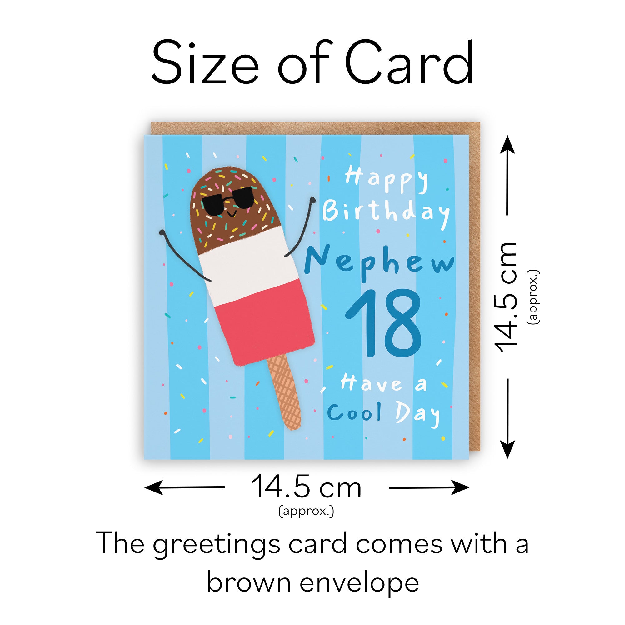 18th Nephew Birthday Card Ice Lolly Moments - Default Title (BS00523)