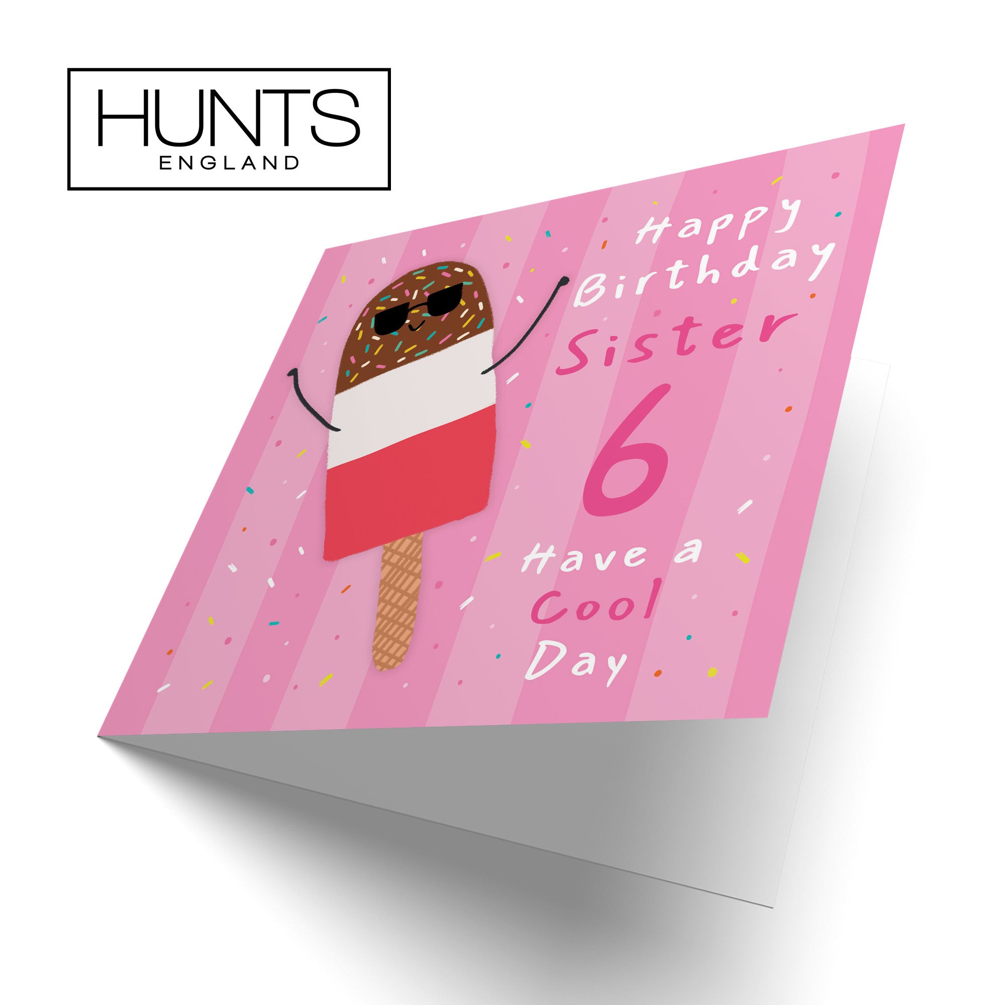 6th Sister Birthday Card Ice Lolly Moments - Default Title (BS00540)