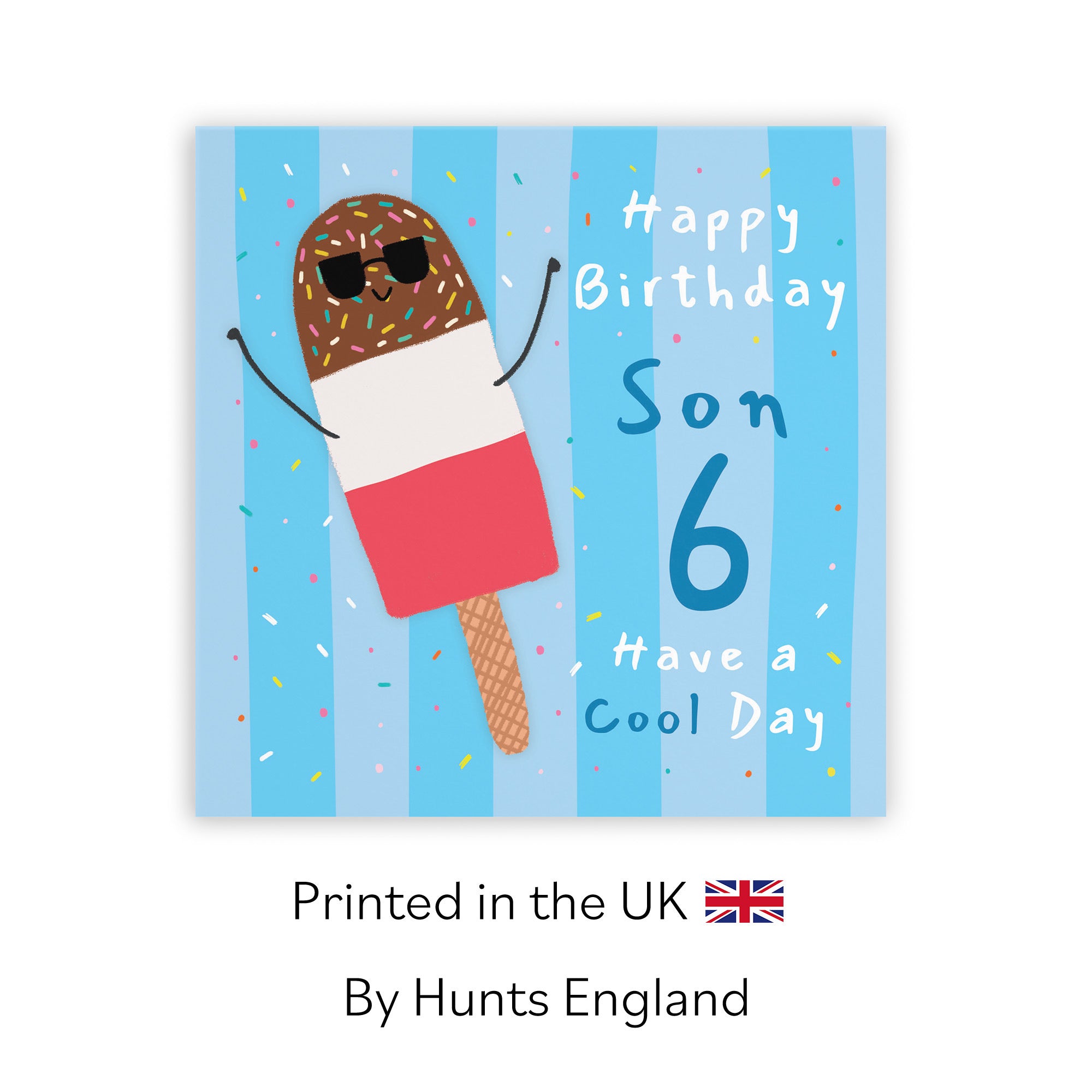 6th Son Birthday Card Ice Lolly Moments - Default Title (BS00558)
