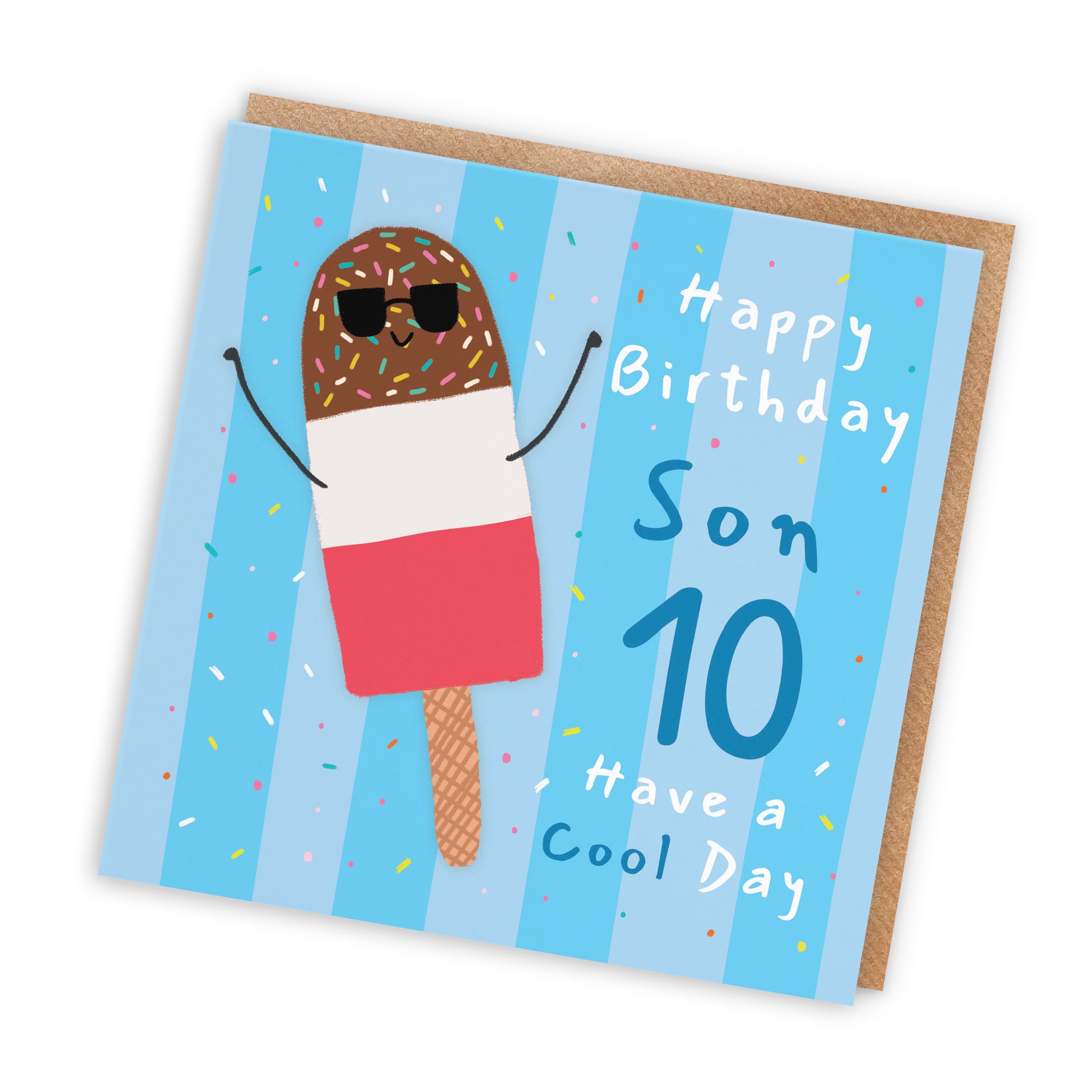 10th Son Birthday Card Ice Lolly Moments - Default Title (BS00562)