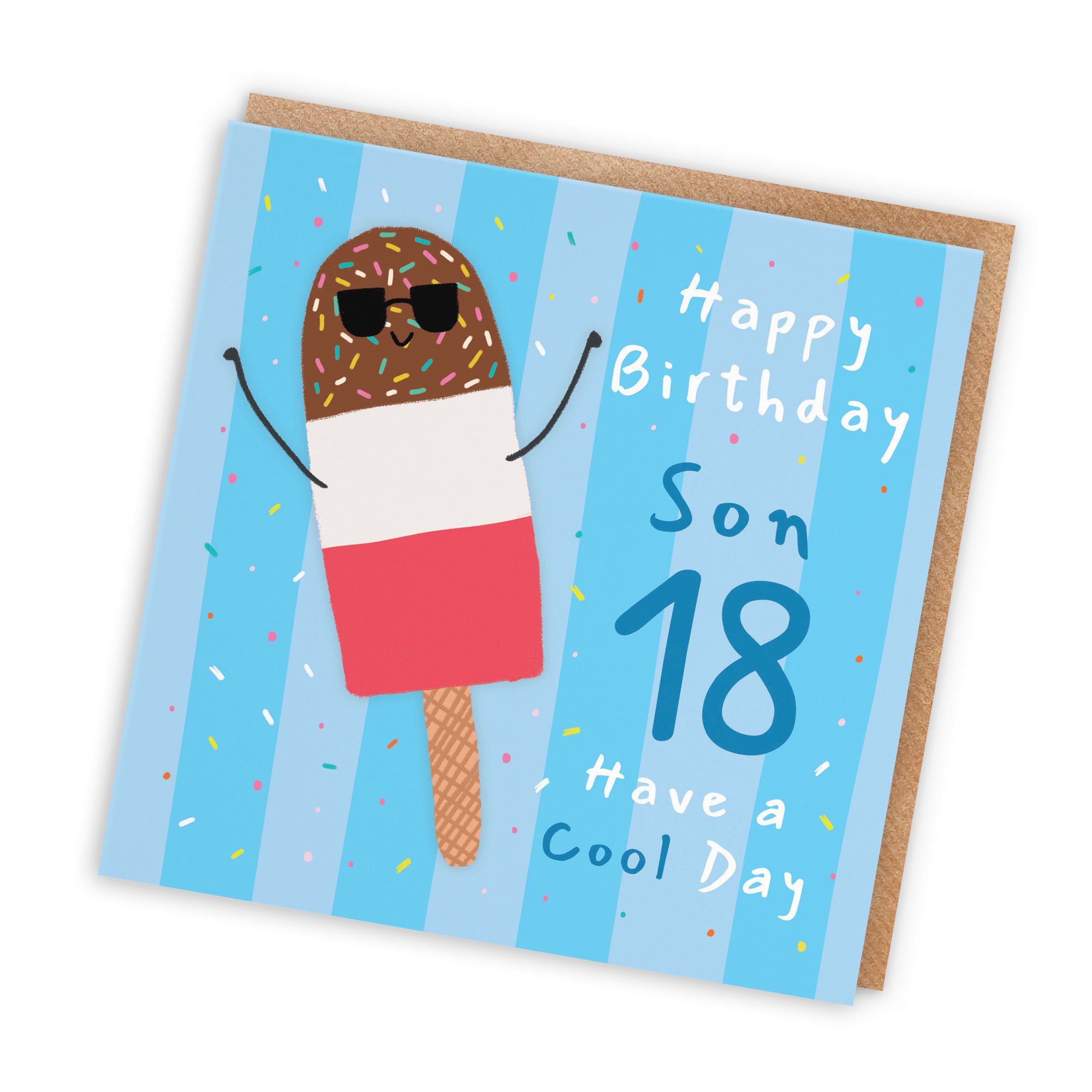 18th Son Birthday Card Ice Lolly Moments - Default Title (BS00563)