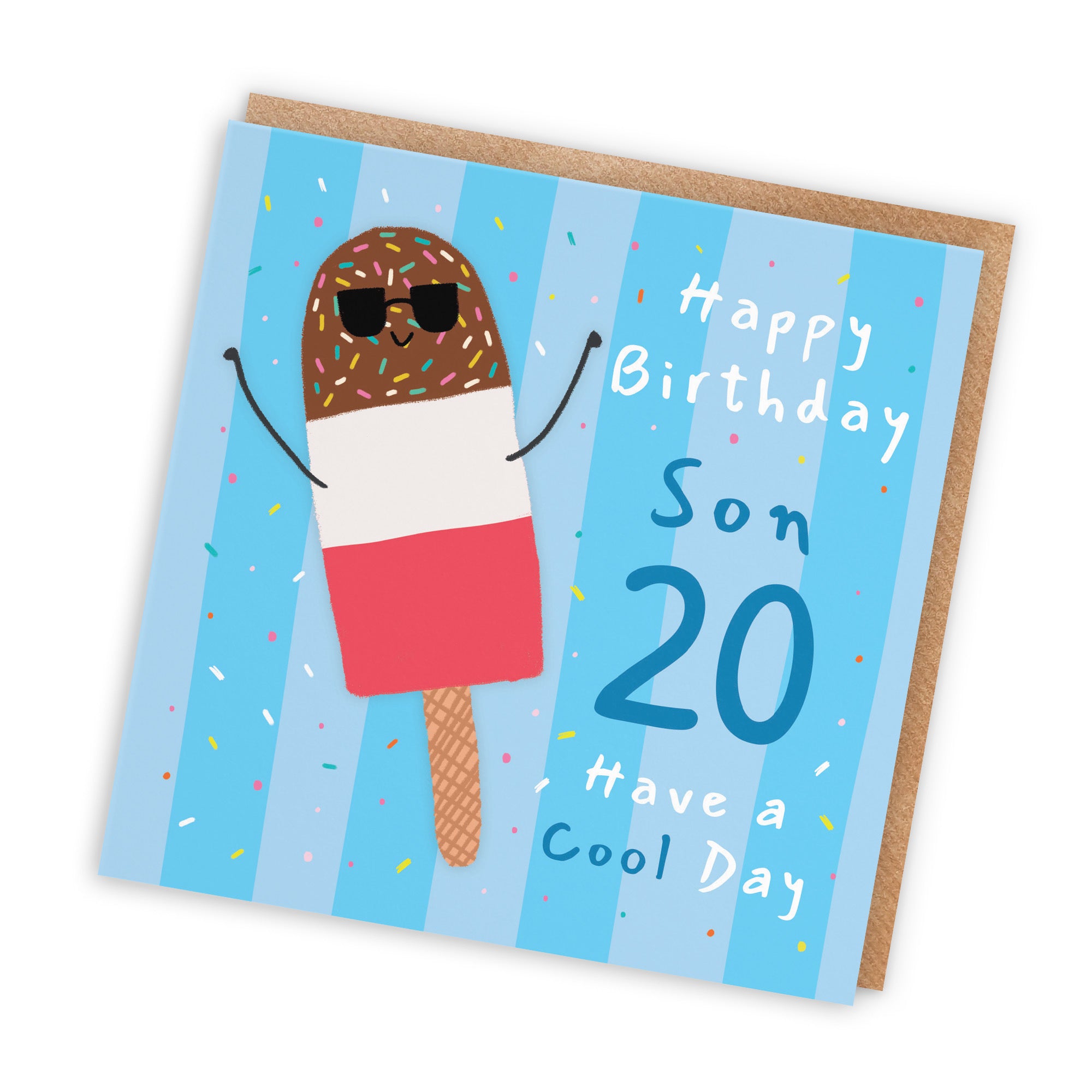 20th Son Birthday Card Ice Lolly Moments - Default Title (BS00564)