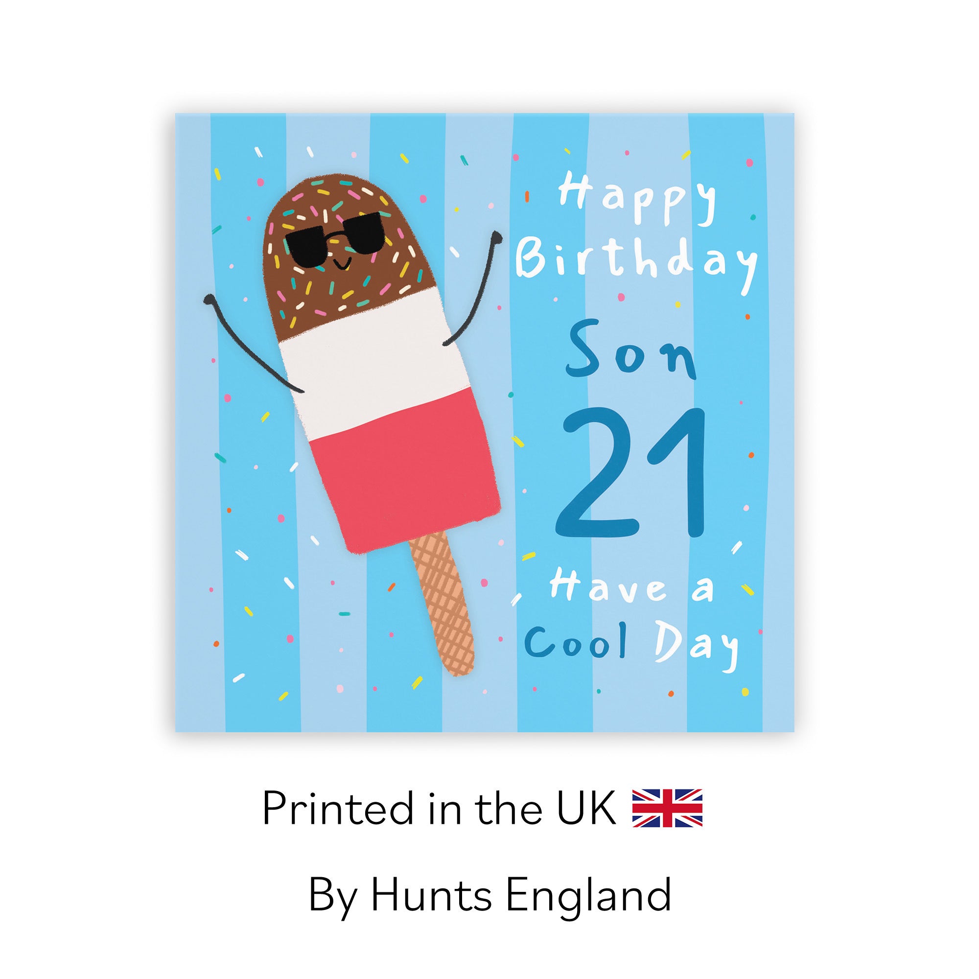 21st Son Birthday Card Ice Lolly Moments - Default Title (BS00565)