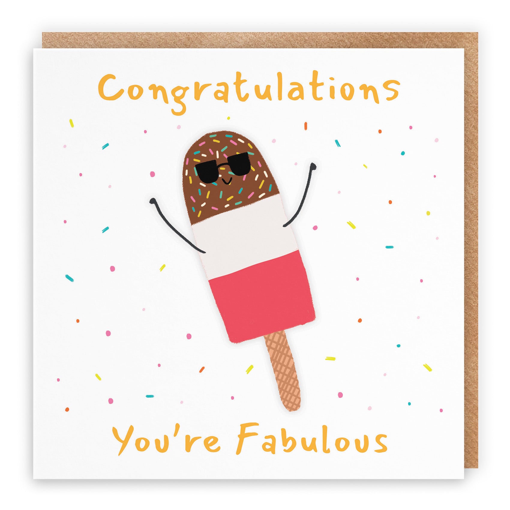 Congratulations Card Ice Lolly Moments - Default Title (BS00570)