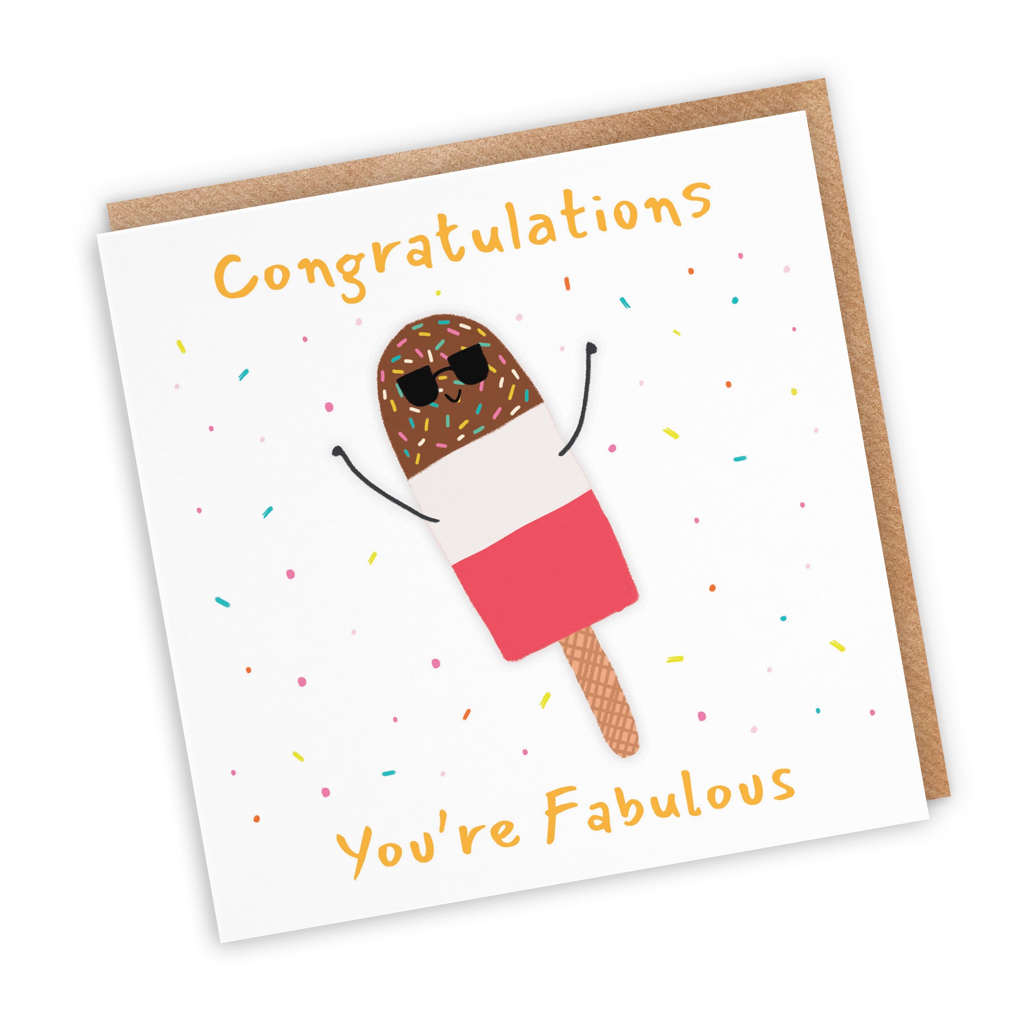 Congratulations Card Ice Lolly Moments - Default Title (BS00570)