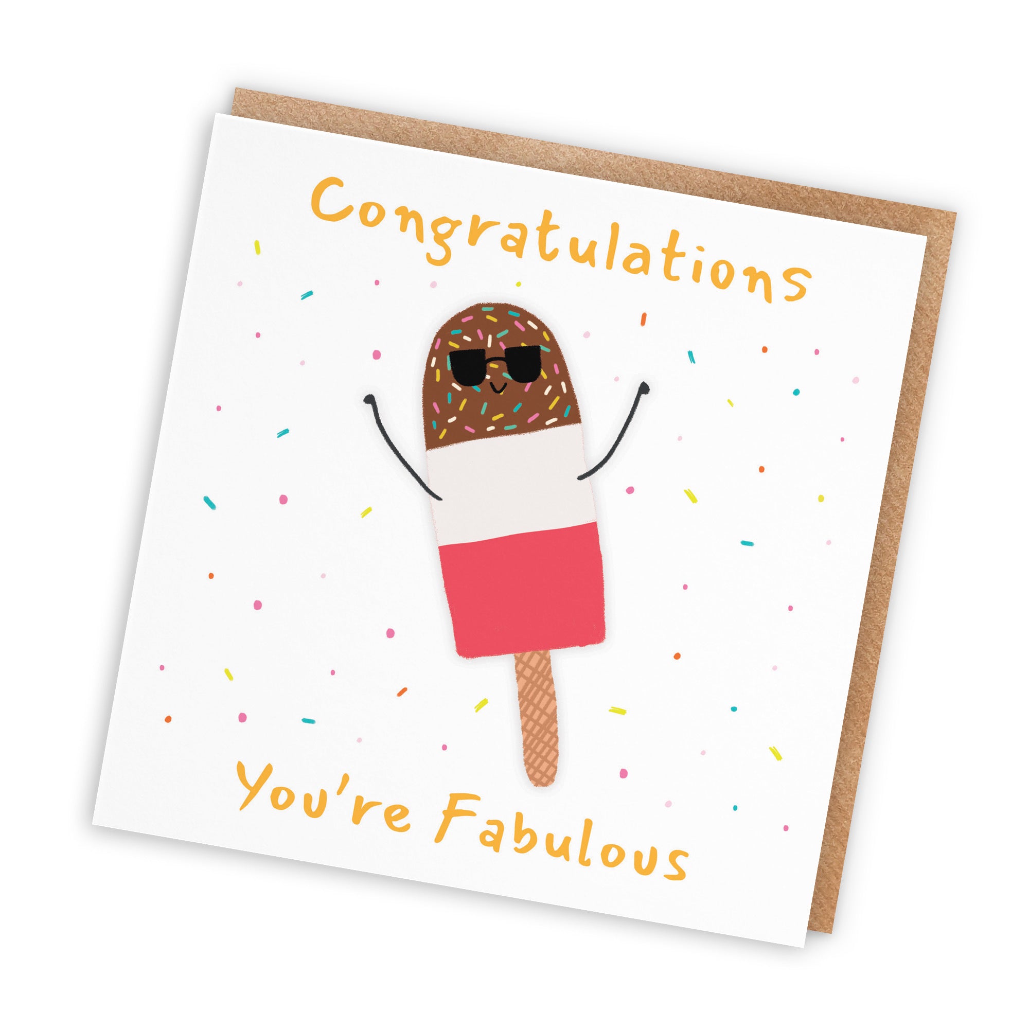 Congratulations Card Ice Lolly Moments - Default Title (BS00570)
