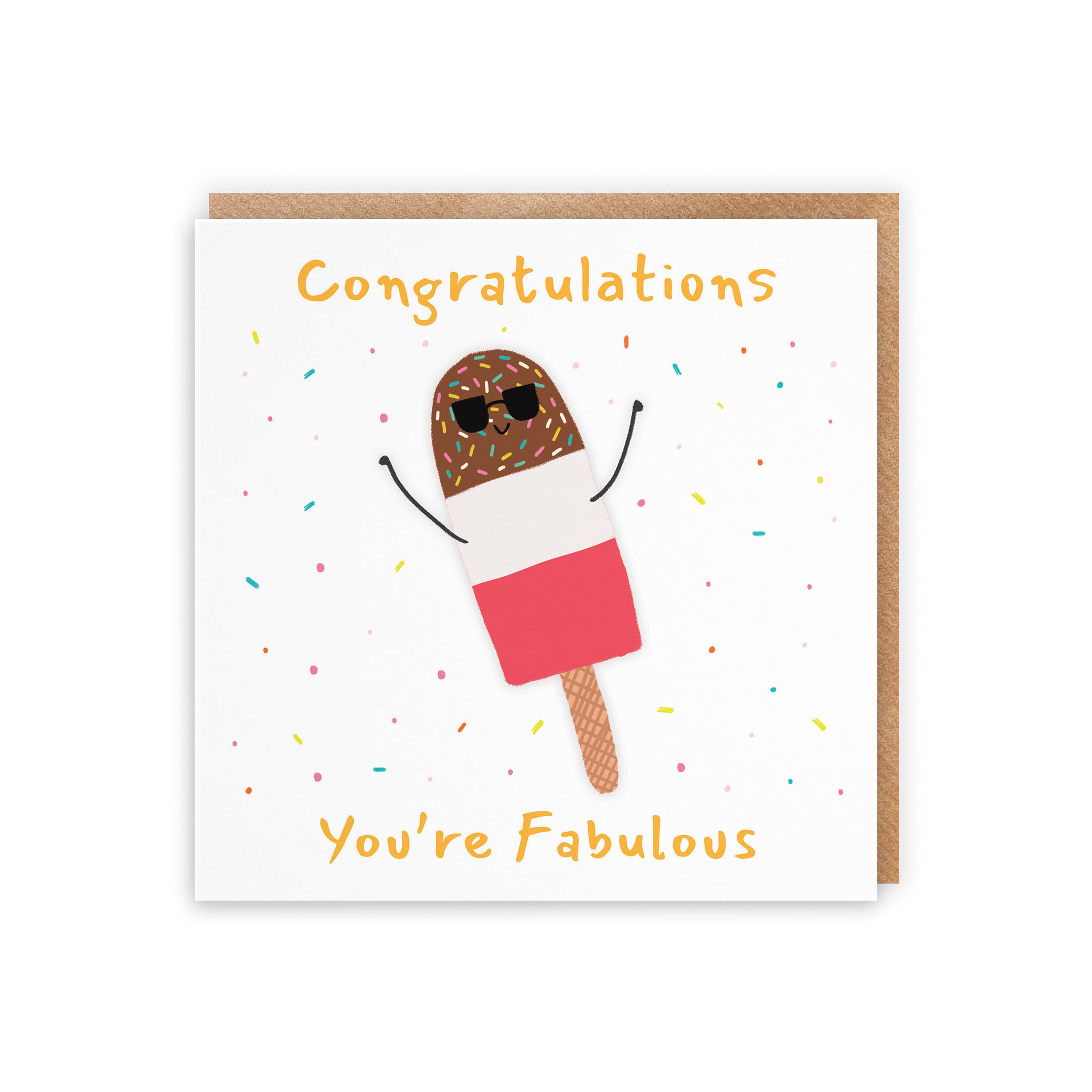 Congratulations Card Ice Lolly Moments - Default Title (BS00570)