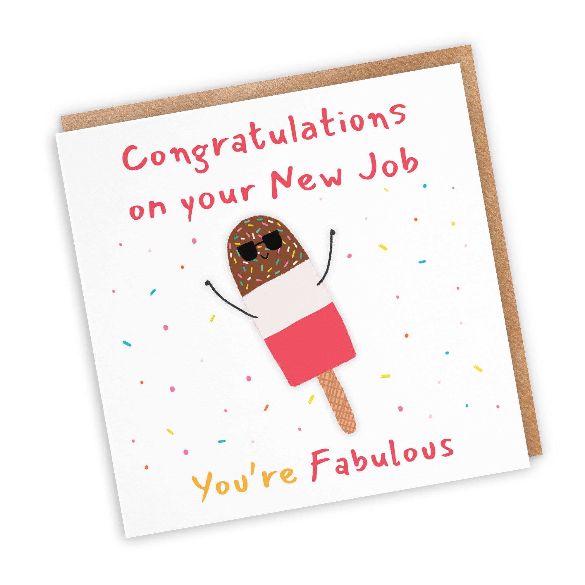 New Job Congratulations Card Ice Lolly Moments - Default Title (BS00571)