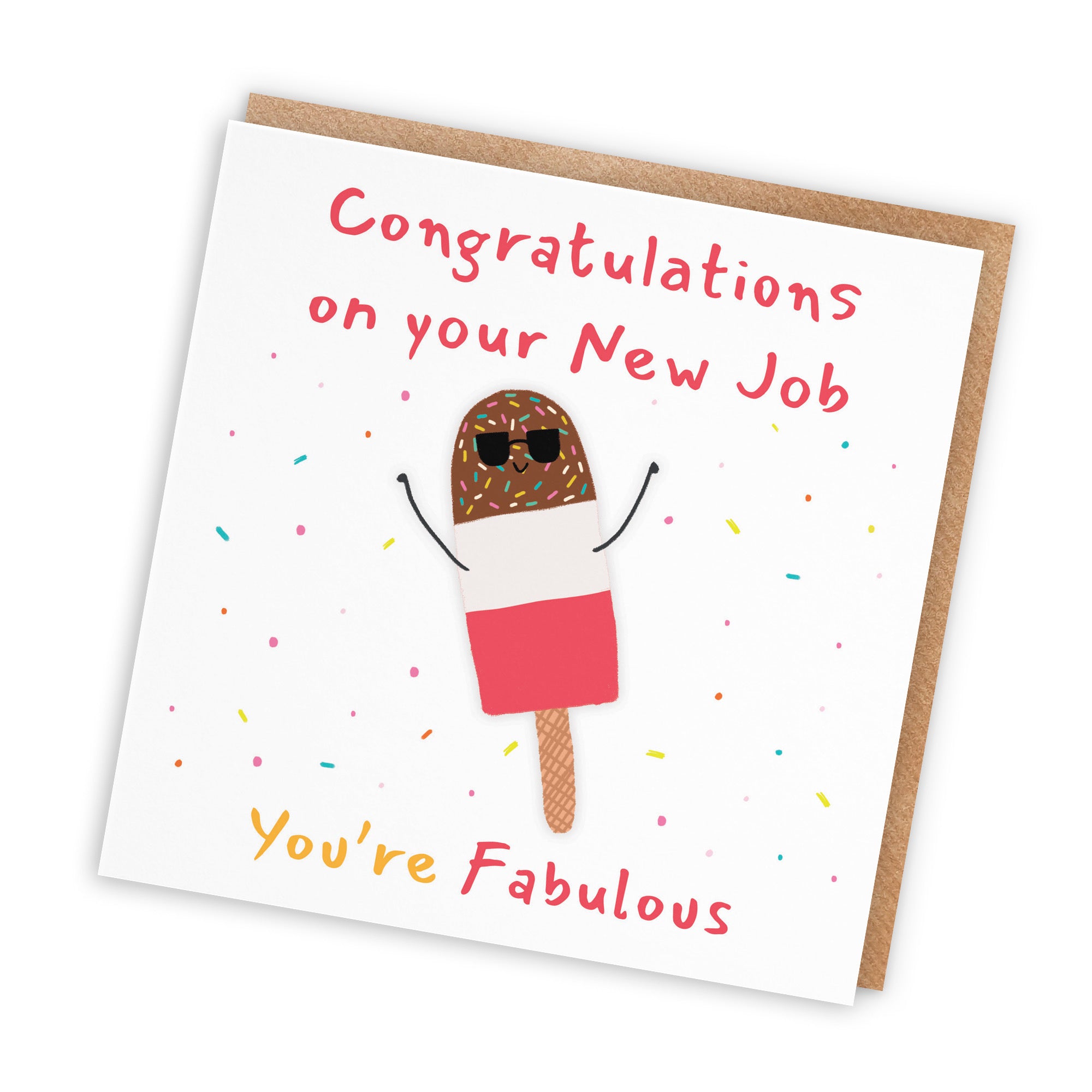 New Job Congratulations Card Ice Lolly Moments - Default Title (BS00571)