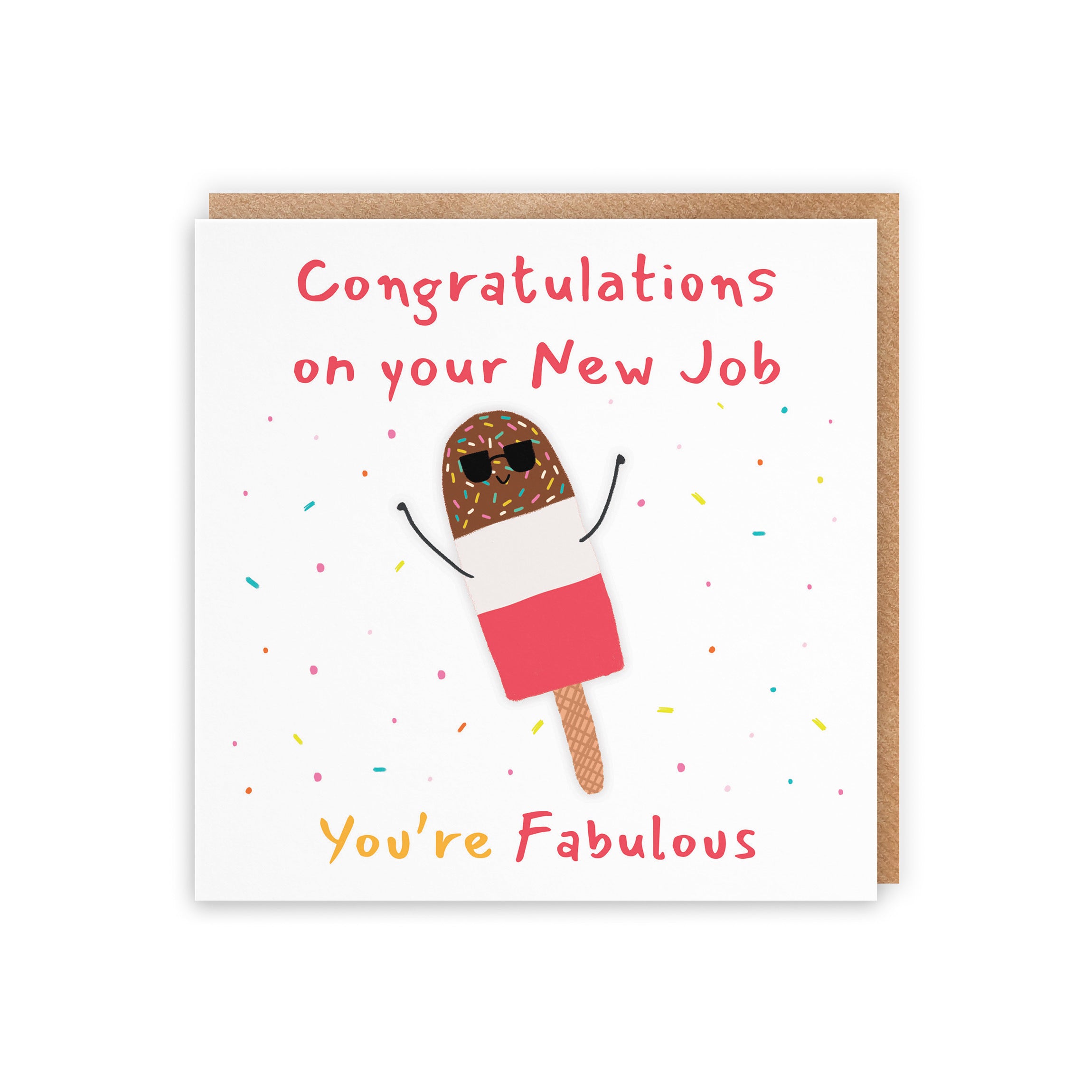 New Job Congratulations Card Ice Lolly Moments - Default Title (BS00571)