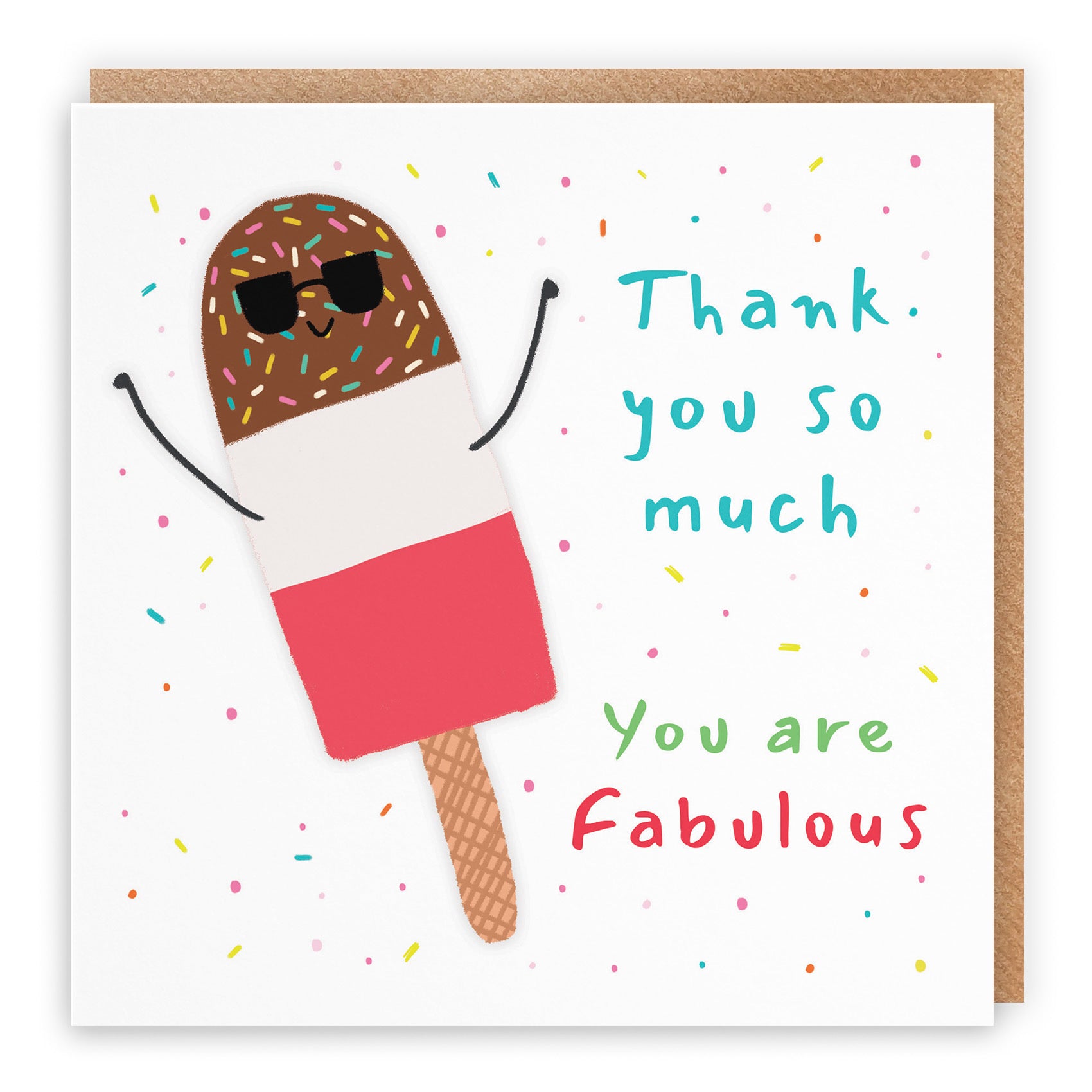 Thank You Card Ice Lolly Moments - Default Title (BS00580)