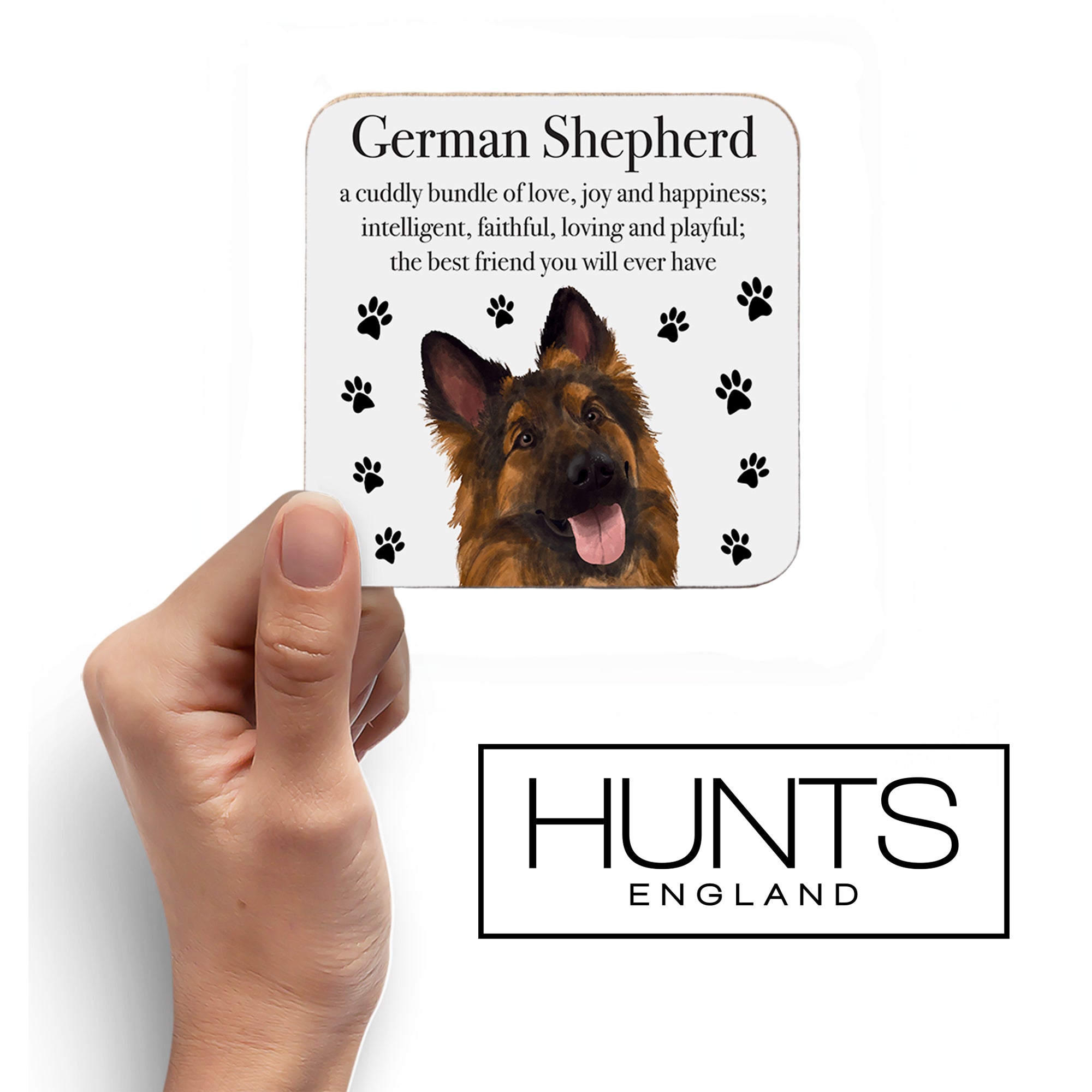 German Shepherd Dog Drinks Coaster Iconic