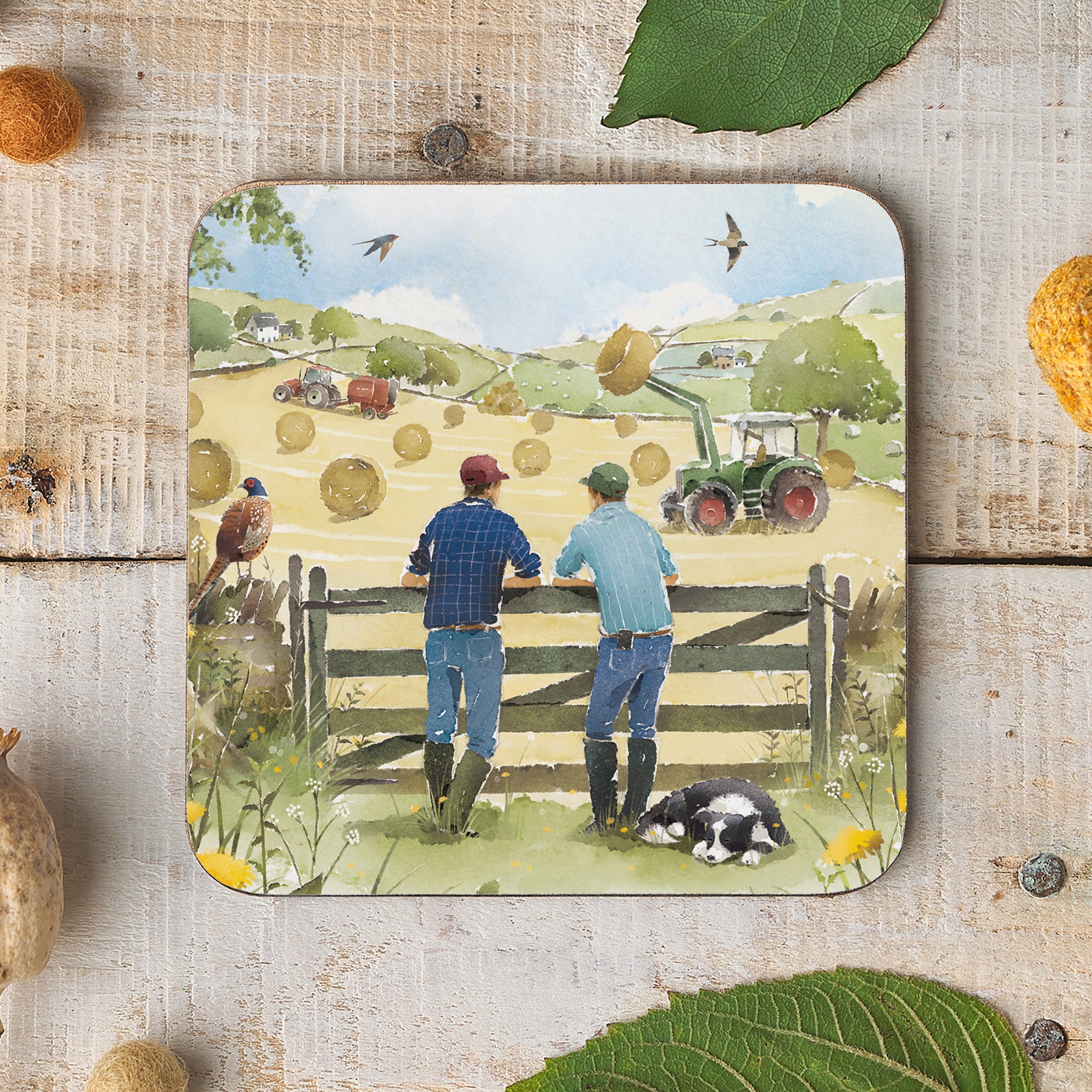 Farmers And Tractors Drinks Coaster Milo's Gallery