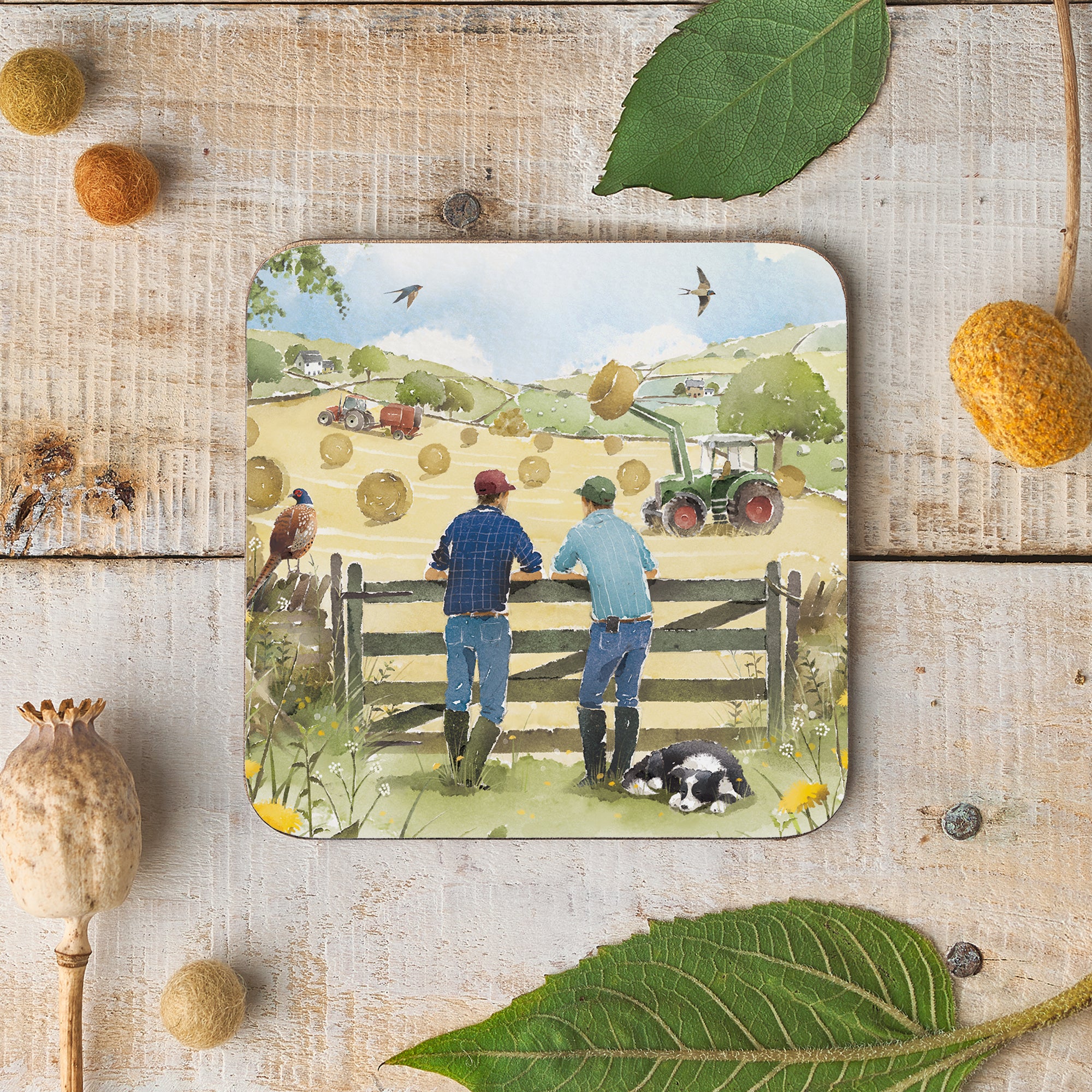 Farmers And Tractors Drinks Coaster Milo's Gallery