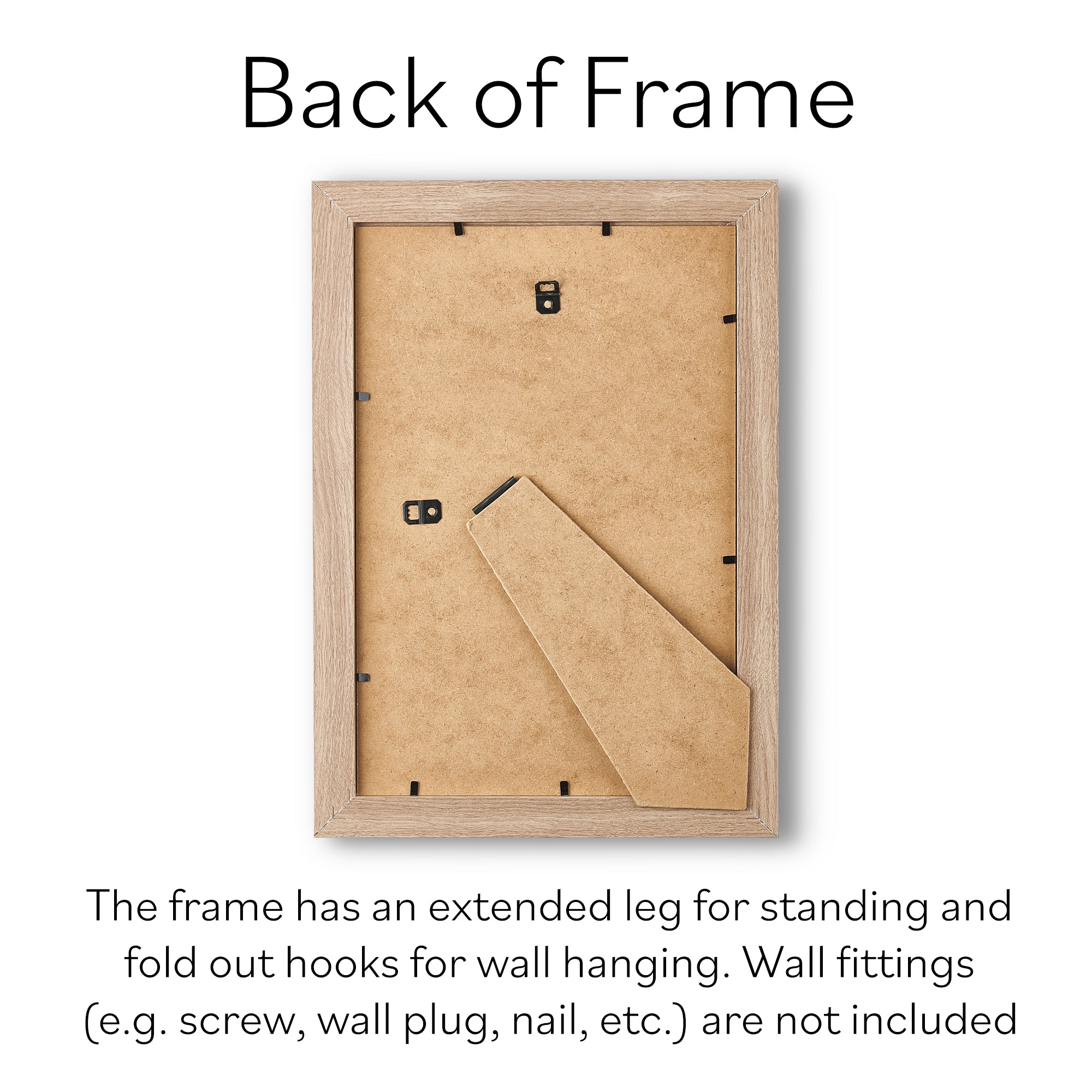 Classic Oak Effect 12x8 Inch Picture Frame