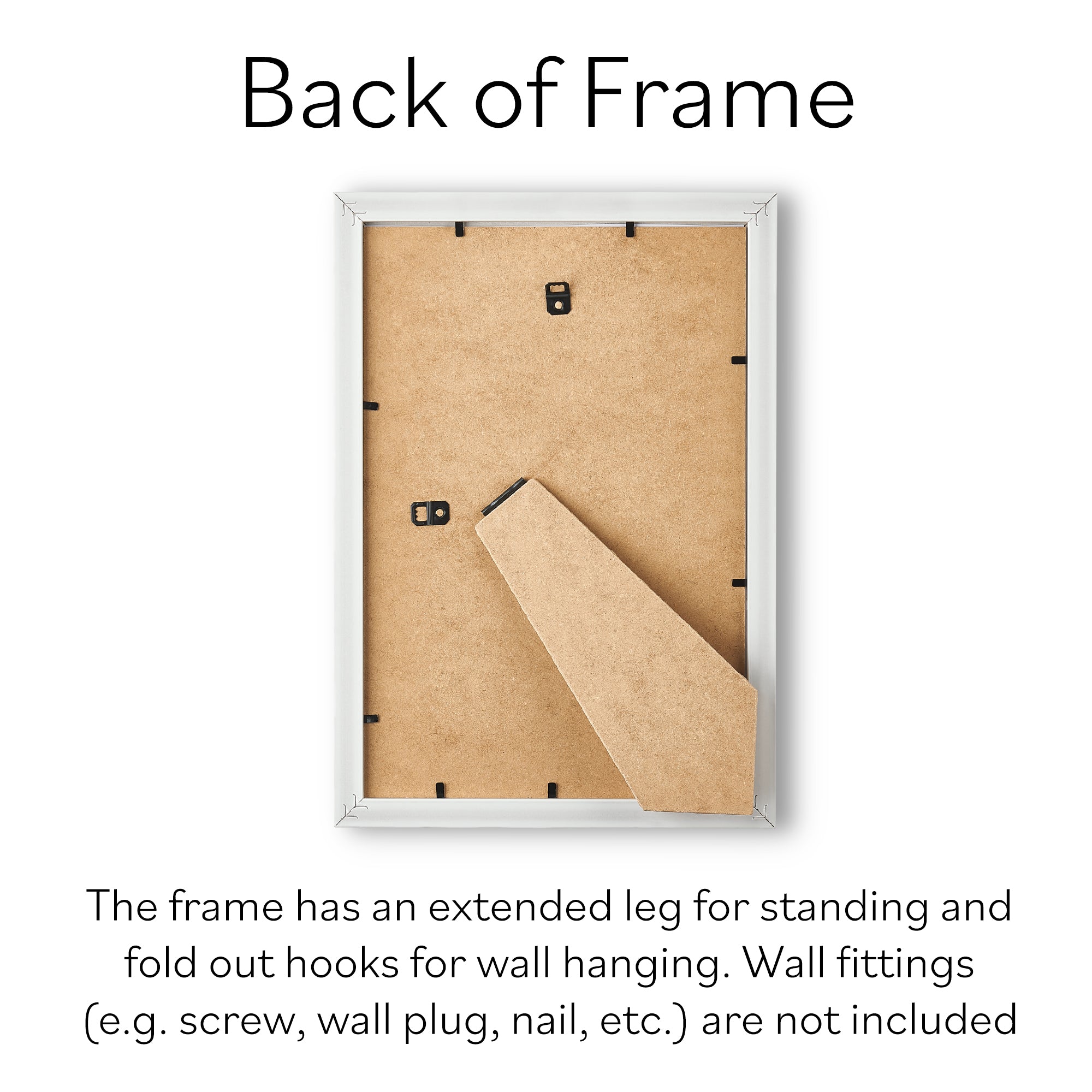 Classic White 12x8 Inch Picture Frame